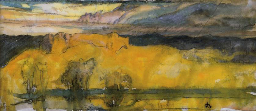 Frank Brangwyn — Янтарный пейзаж