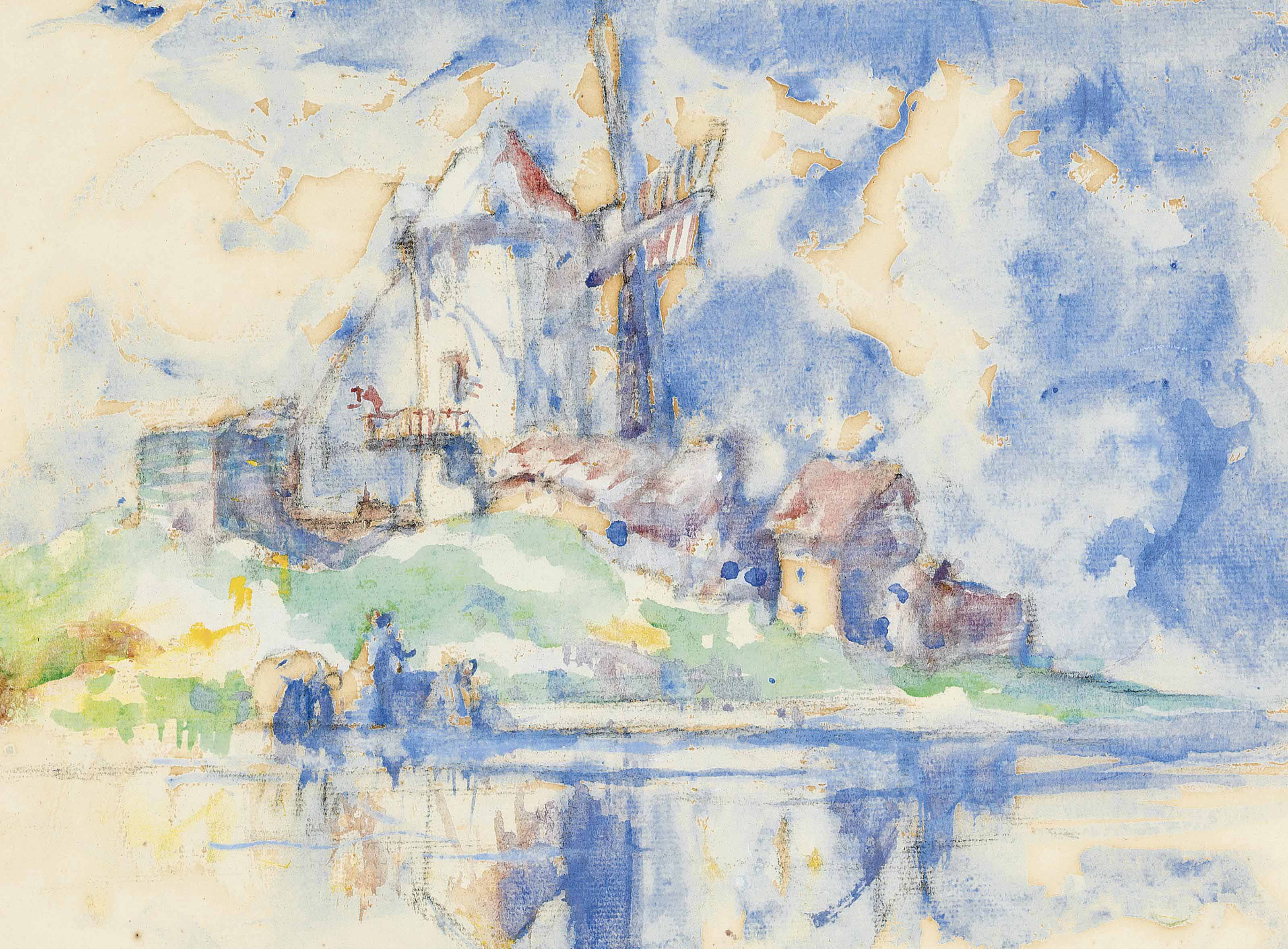 Frank Brangwyn — Мельница в Монтебеле