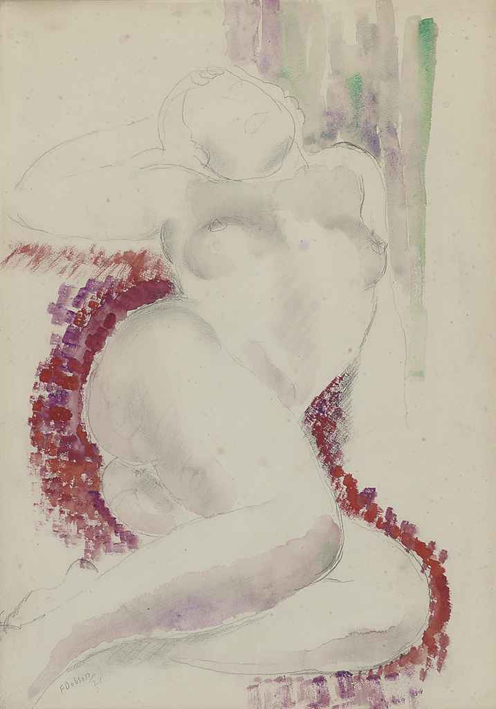 Frank Dobson — Лежащий обнаженный