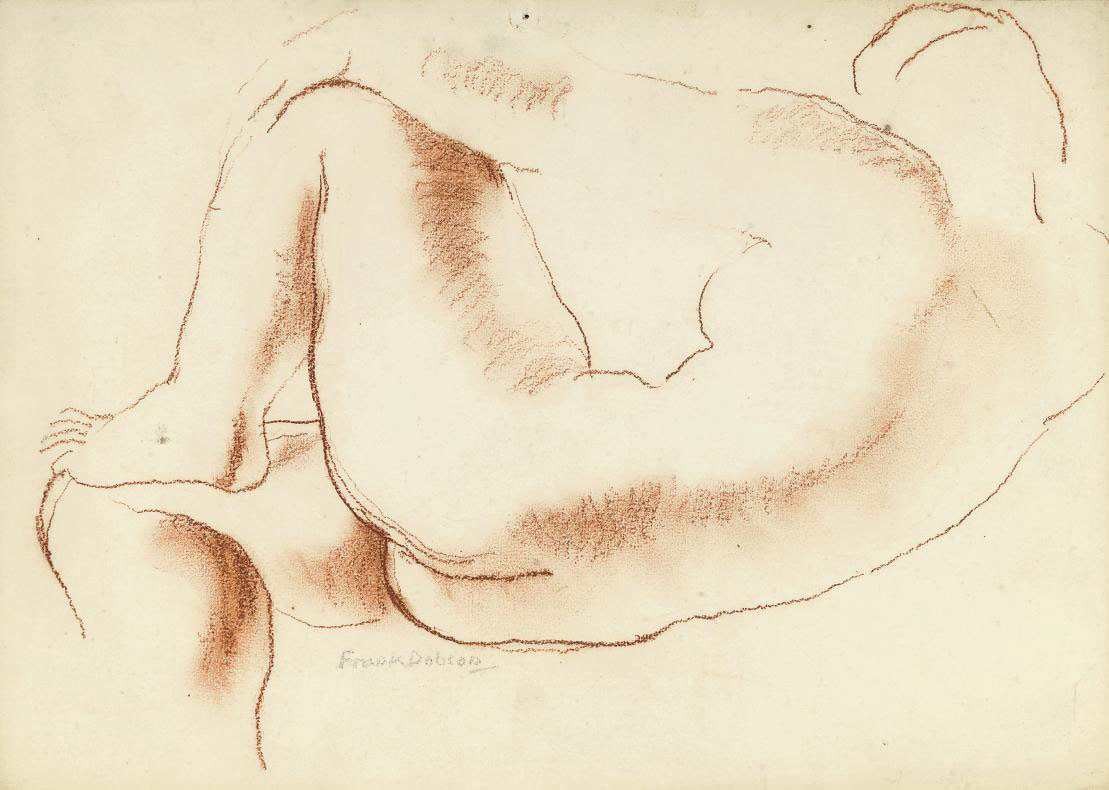 Frank Dobson — Лежащий обнаженный