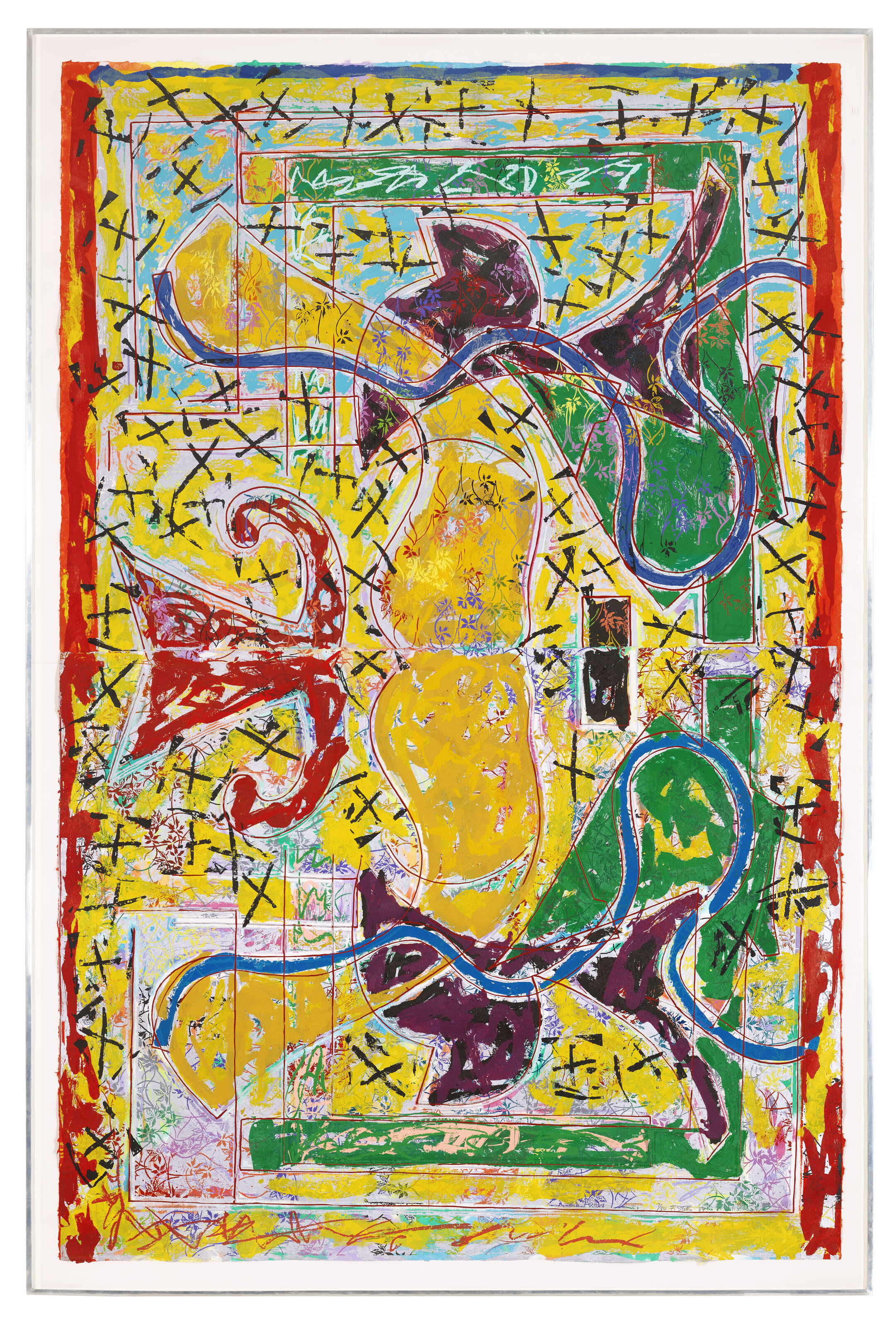 Frank Stella — Пергуса Три двойных, из круглых, изображение 2