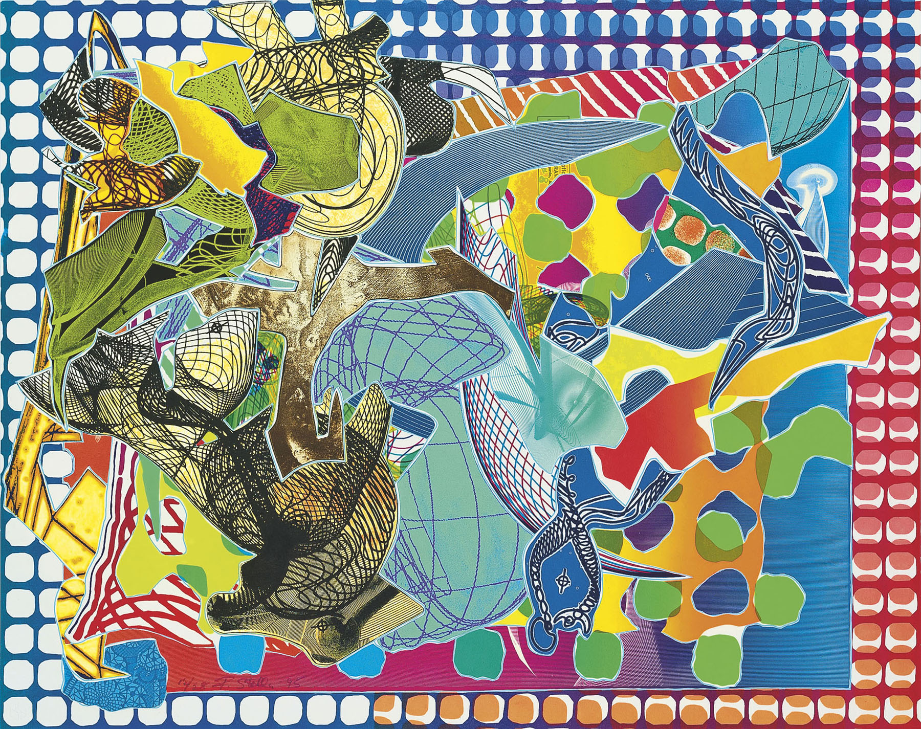 Frank Stella — Одиннадцать пластинок из серии "Воображаемые места", изображение 2