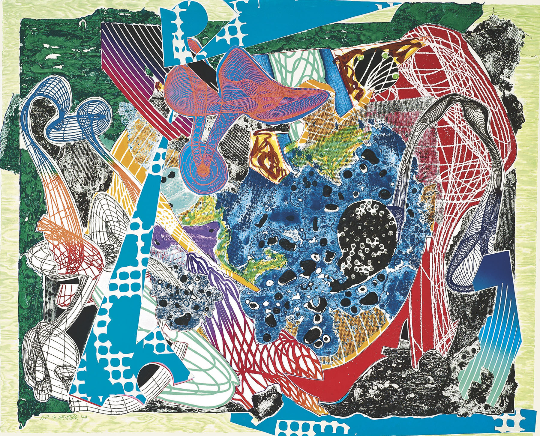 Frank Stella — Одиннадцать пластинок из серии "Воображаемые места", изображение 6