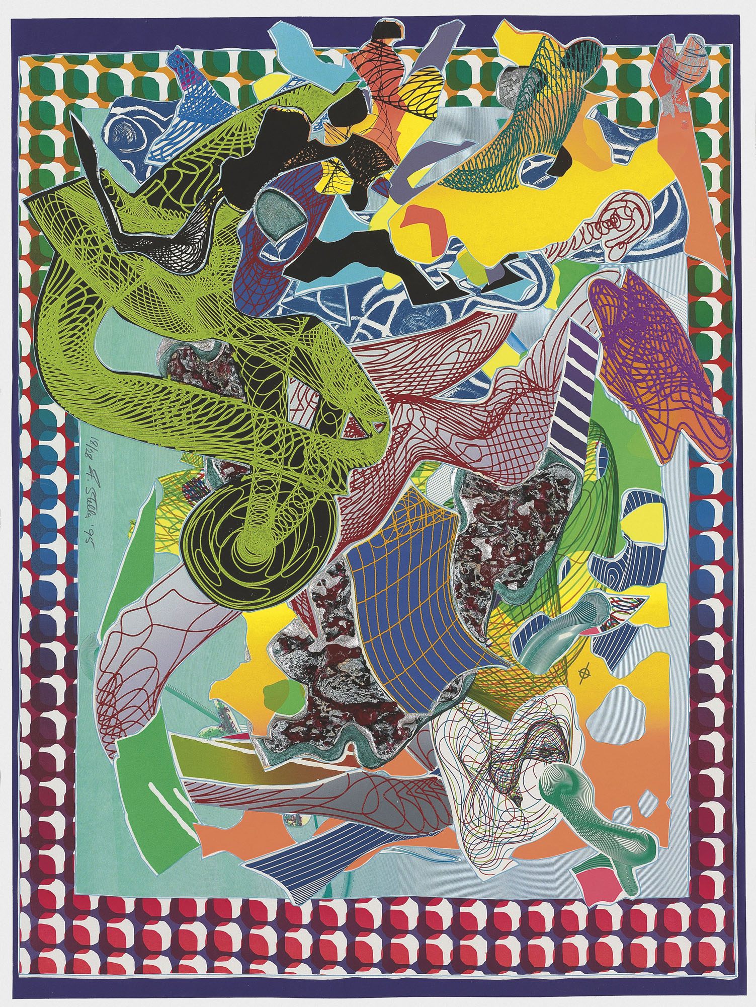 Frank Stella — Одиннадцать пластинок из серии "Воображаемые места", изображение 7
