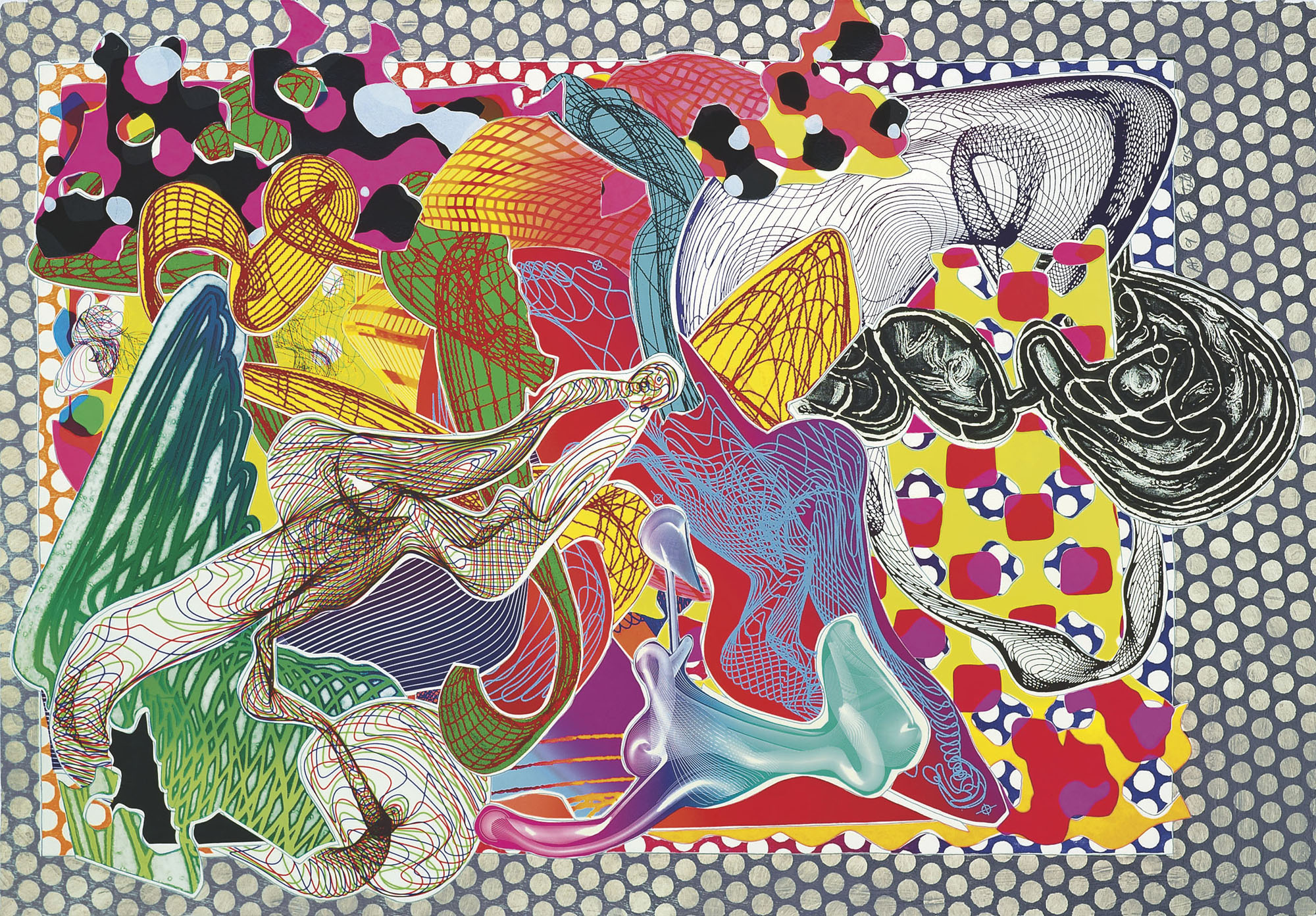 Frank Stella — Одиннадцать пластинок из серии "Воображаемые места", изображение 8