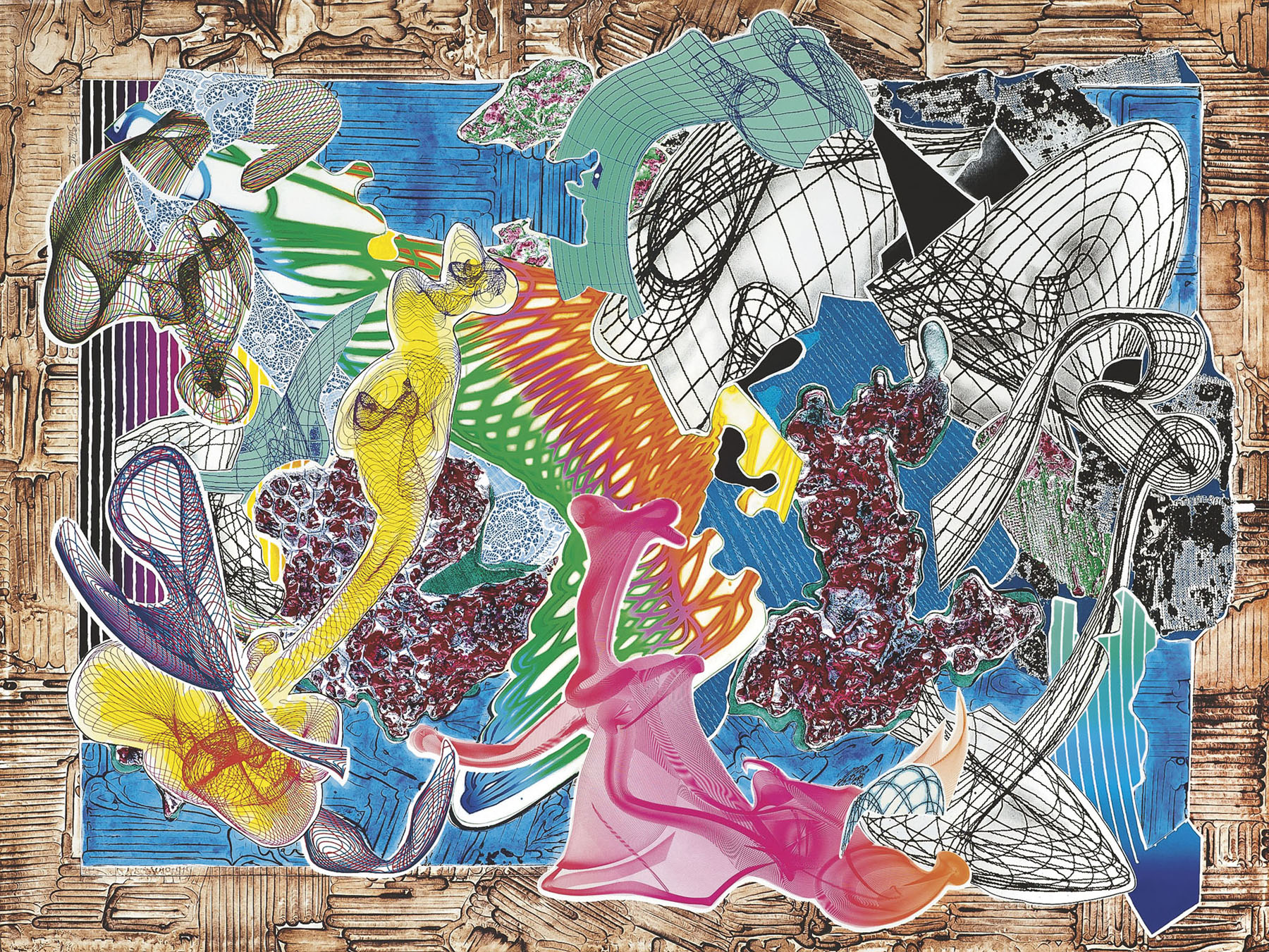 Frank Stella — Одиннадцать пластинок из серии "Воображаемые места", изображение 9