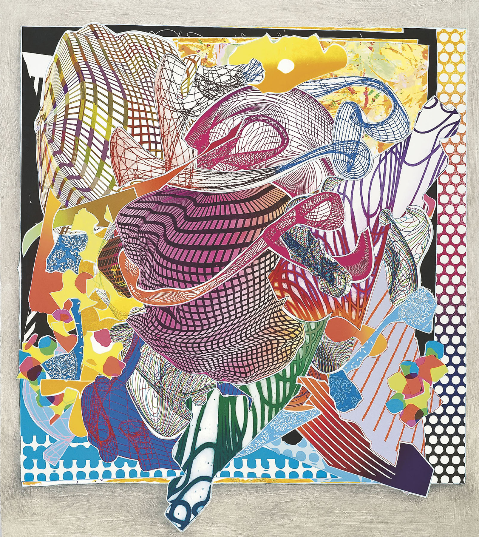 Frank Stella — Одиннадцать пластинок из серии "Воображаемые места", изображение 10