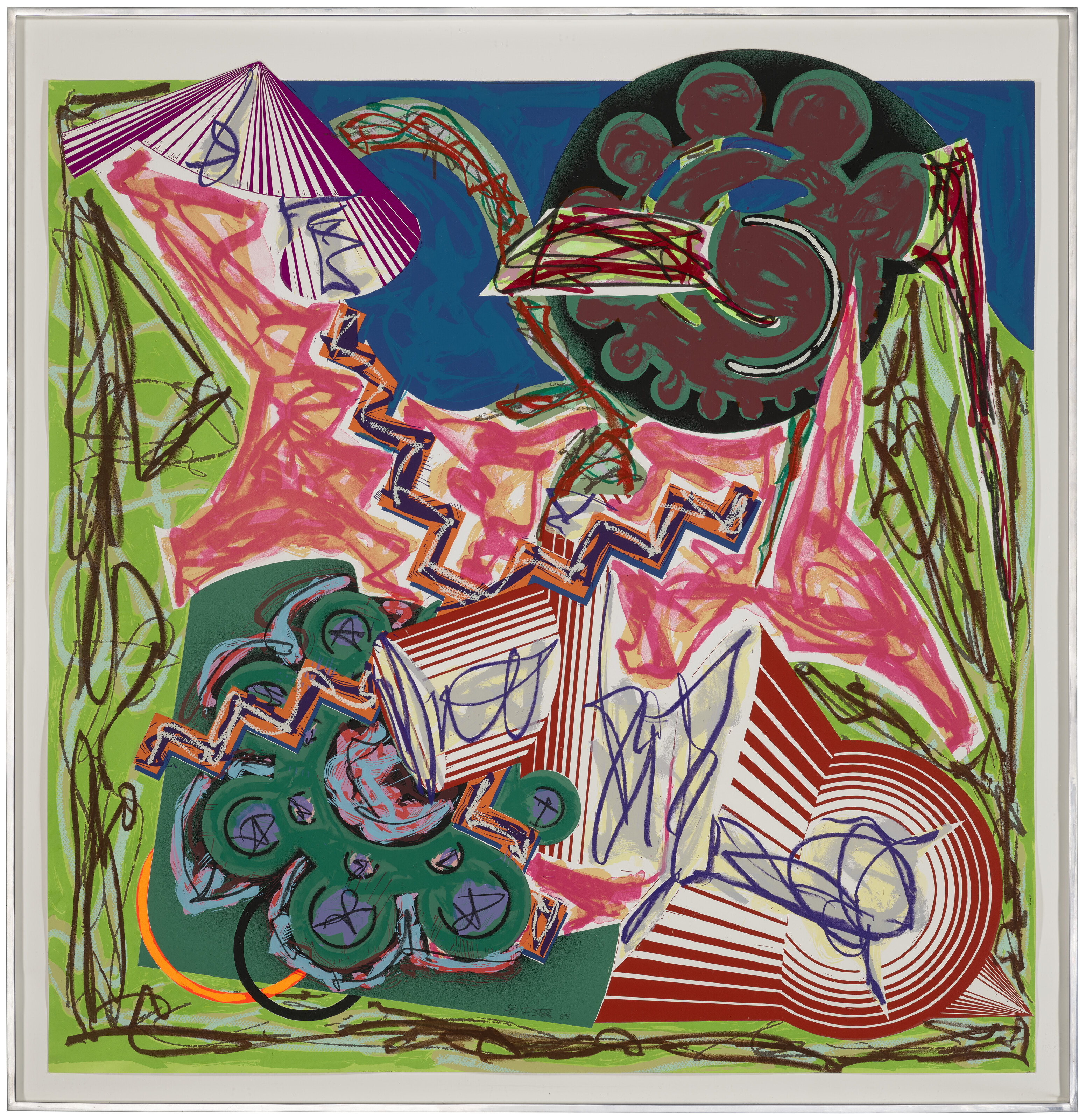 Frank Stella — Затем пришел Бык и выпил Воду, фото 7 с иллюстраций после того, как у Эль Лисицкого была Гадья, изображение 2