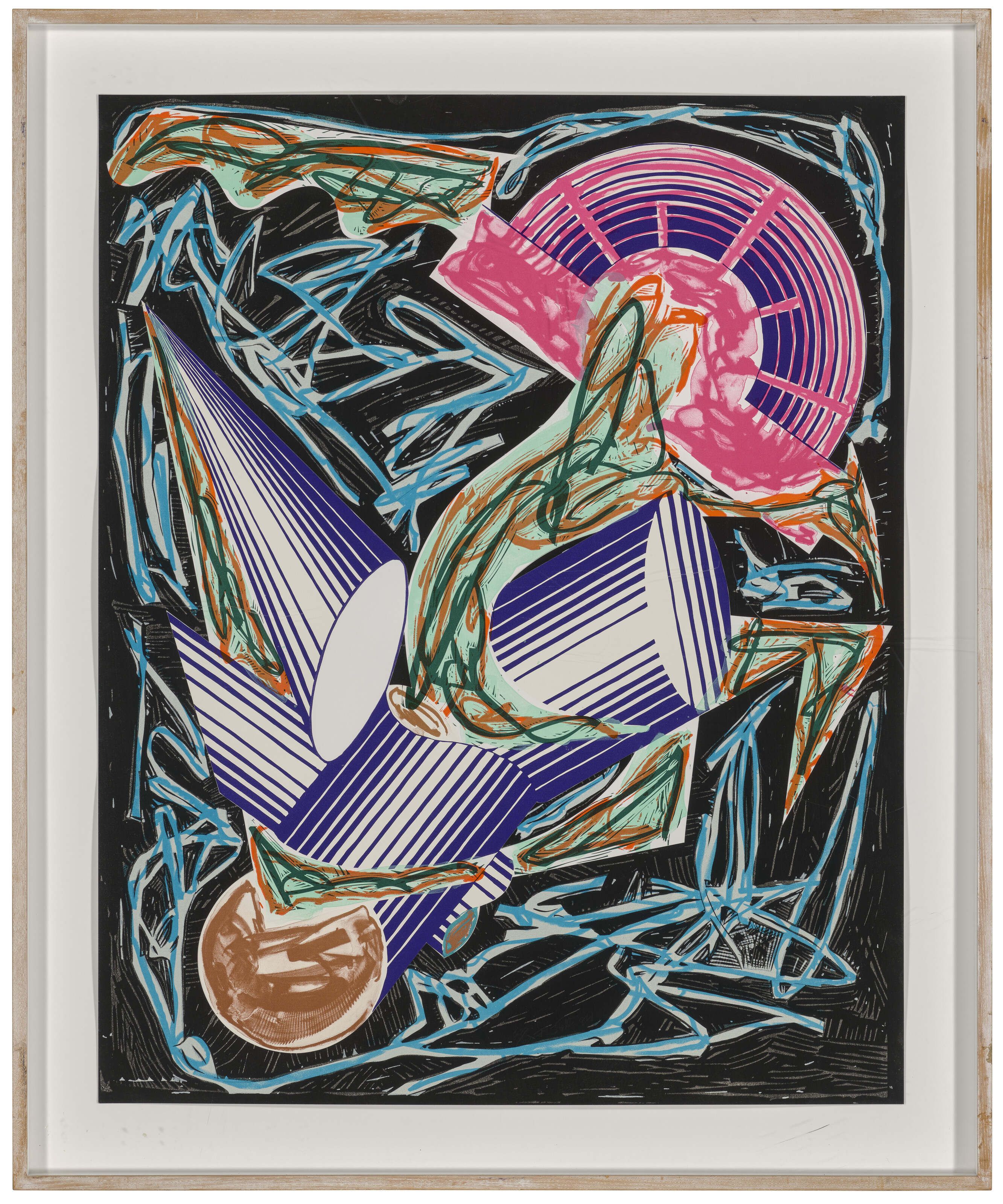 Frank Stella — Была Гадья: Обложка, с иллюстрациями по книге Эль Лисицкого "Была Гадья"., изображение 2
