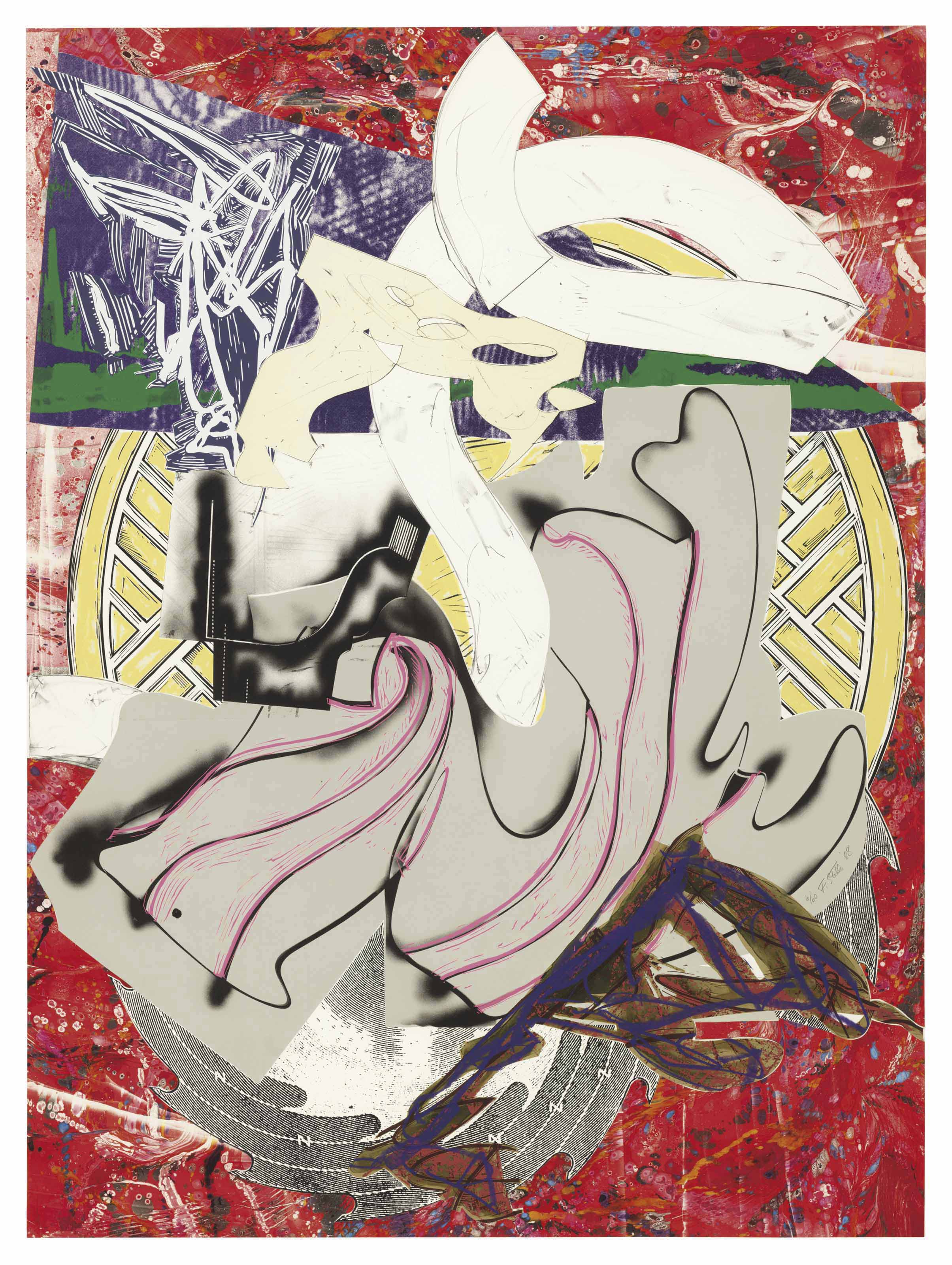 Frank Stella — Ахав, из Волн