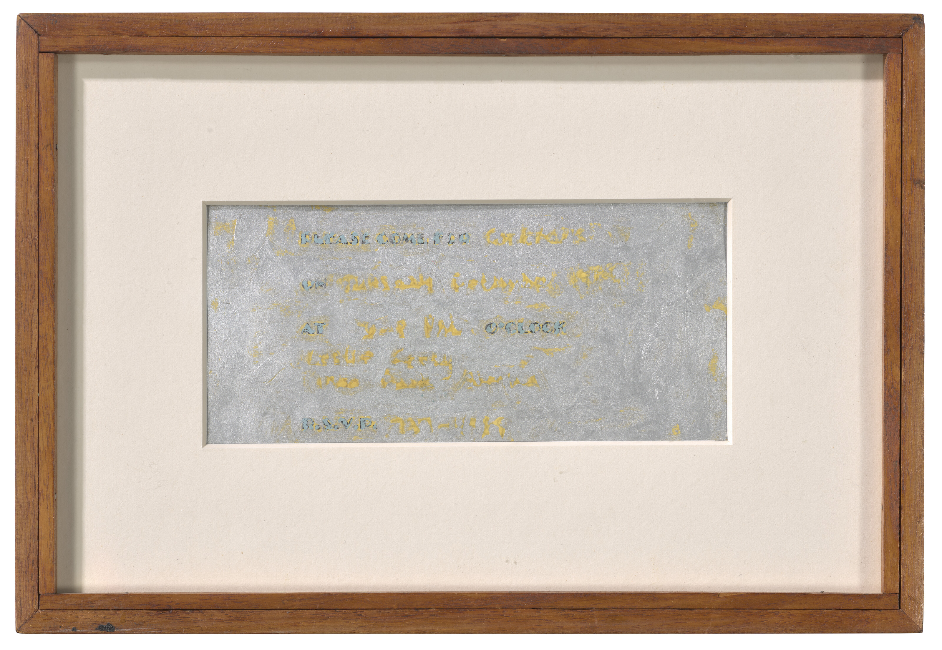 Frank Stella — Без названия (Приглашение), изображение 3