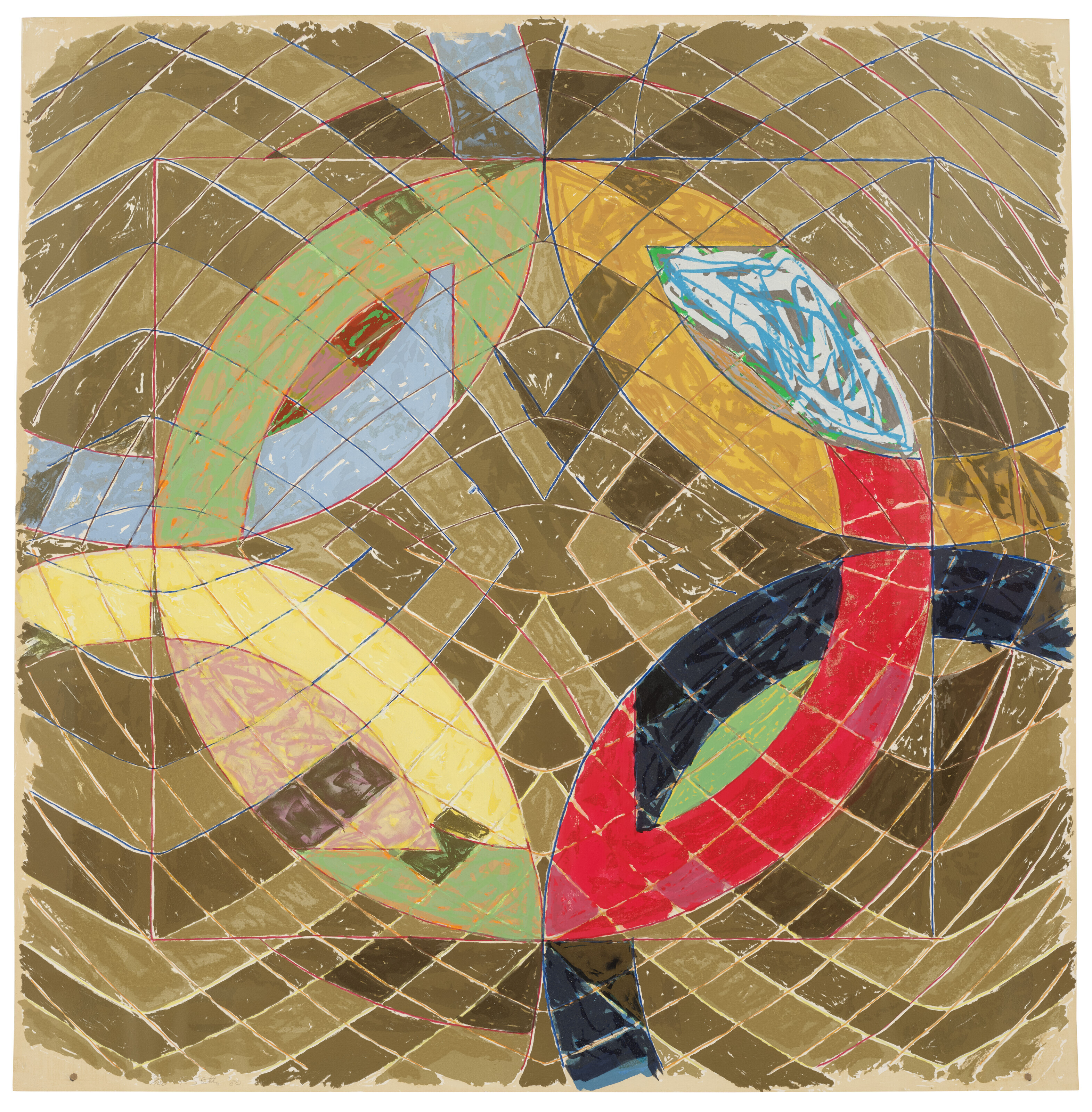 Frank Stella — Полярные координаты VI, из "Полярных координат" Ронни Питерсона