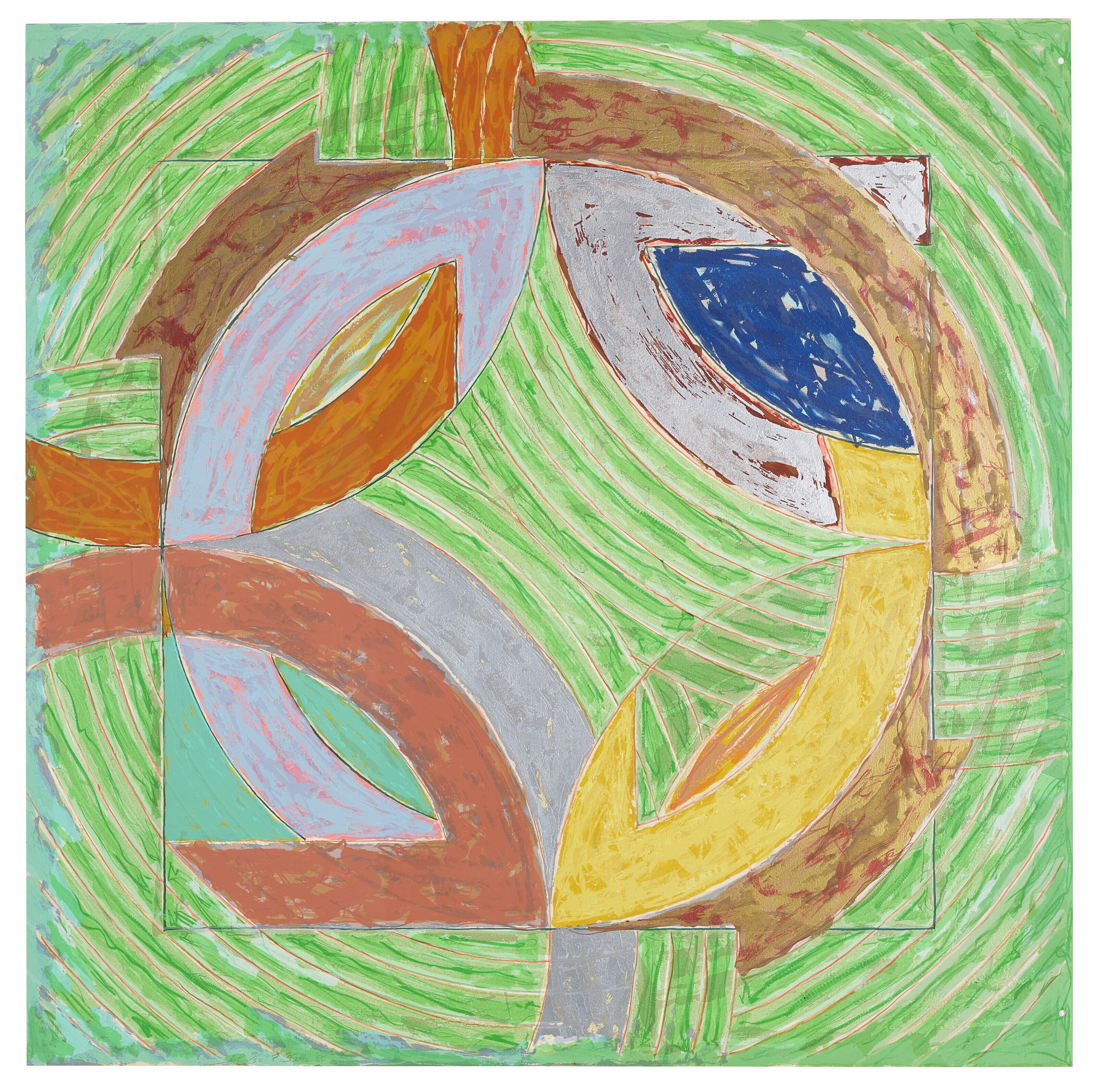 Frank Stella — Полярные координаты IV, из "Полярных координат" Ронни Питерсона, изображение 1