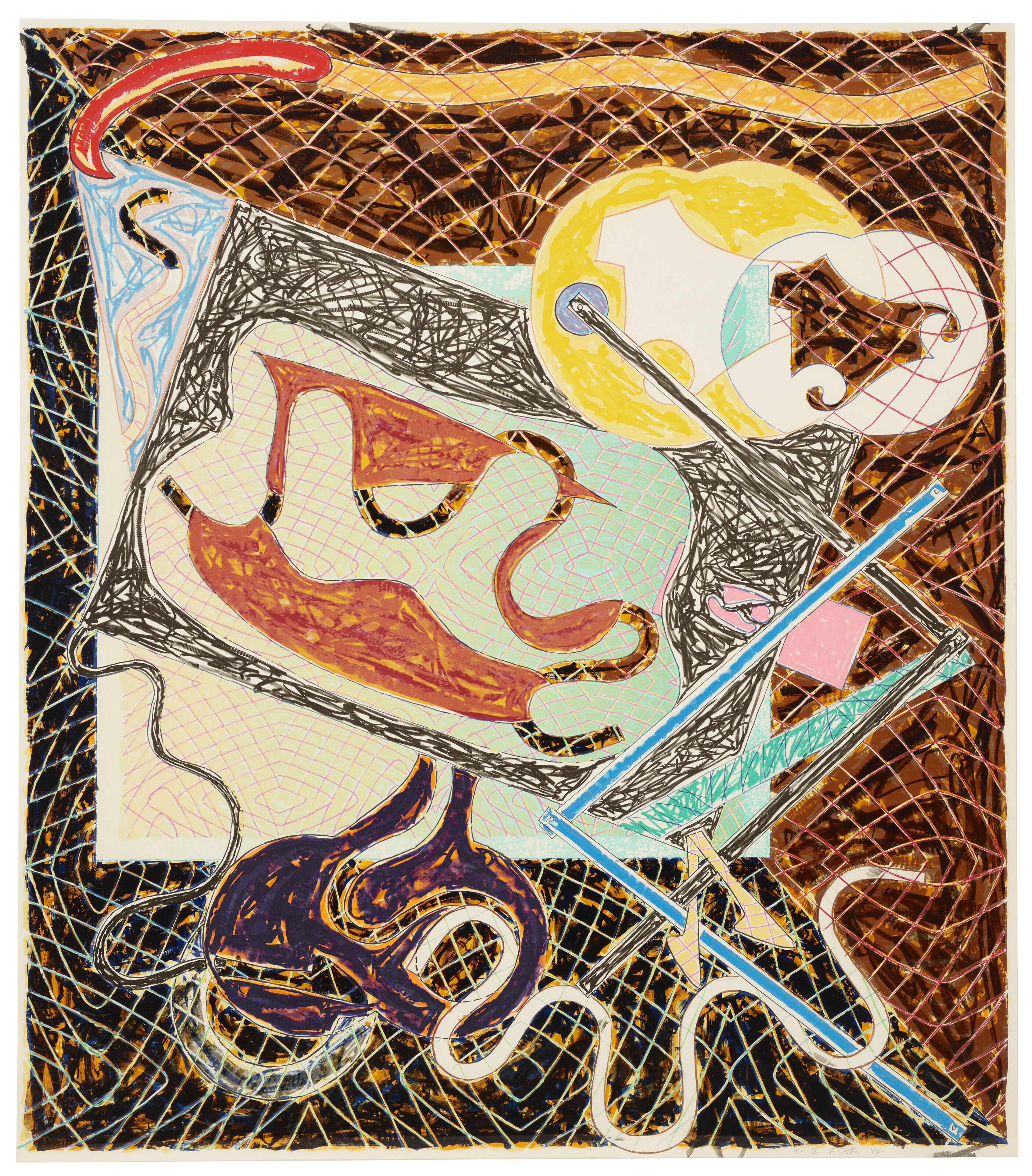 Frank Stella — Осколки III, из осколков, изображение 1