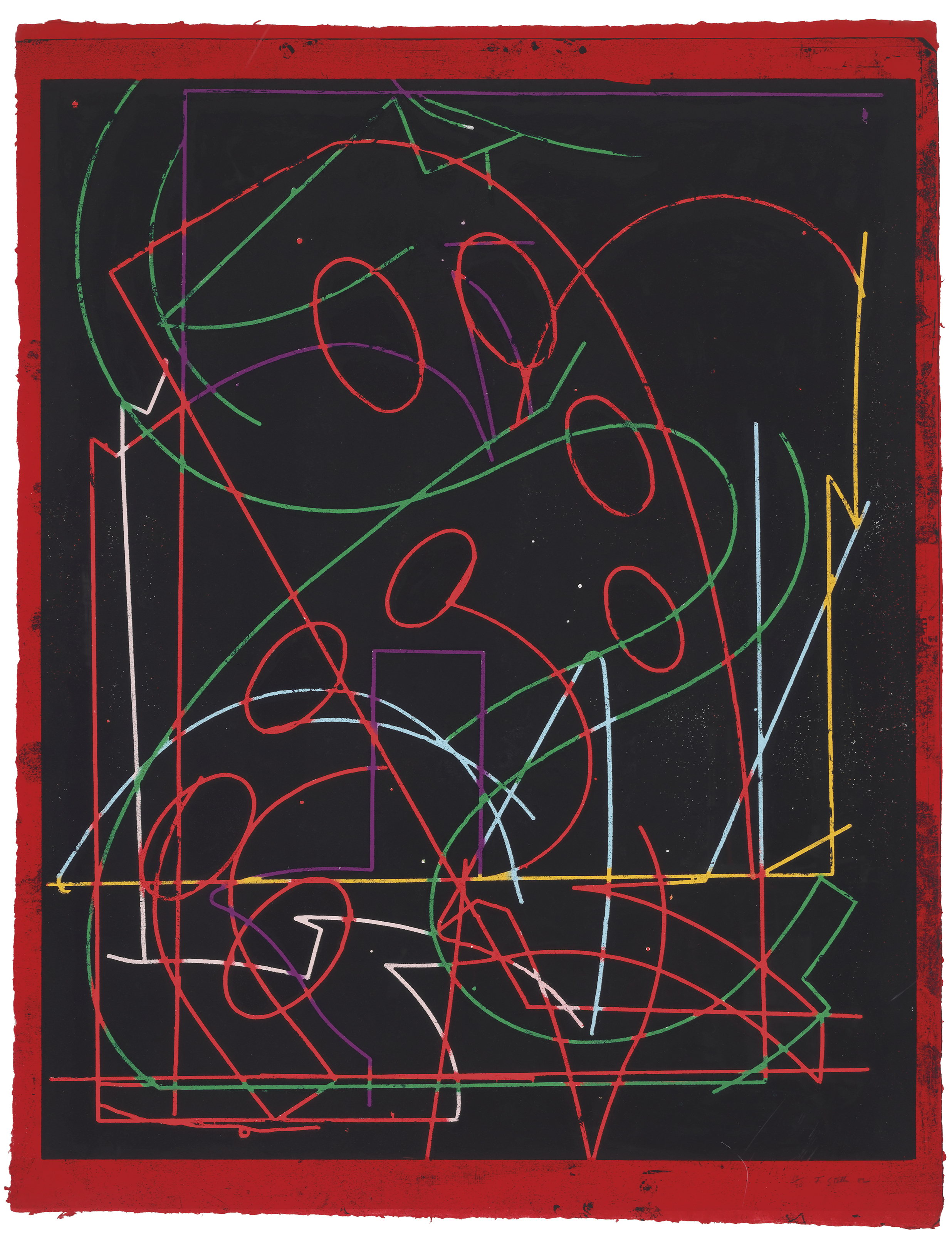 Frank Stella — Талладега, пять я