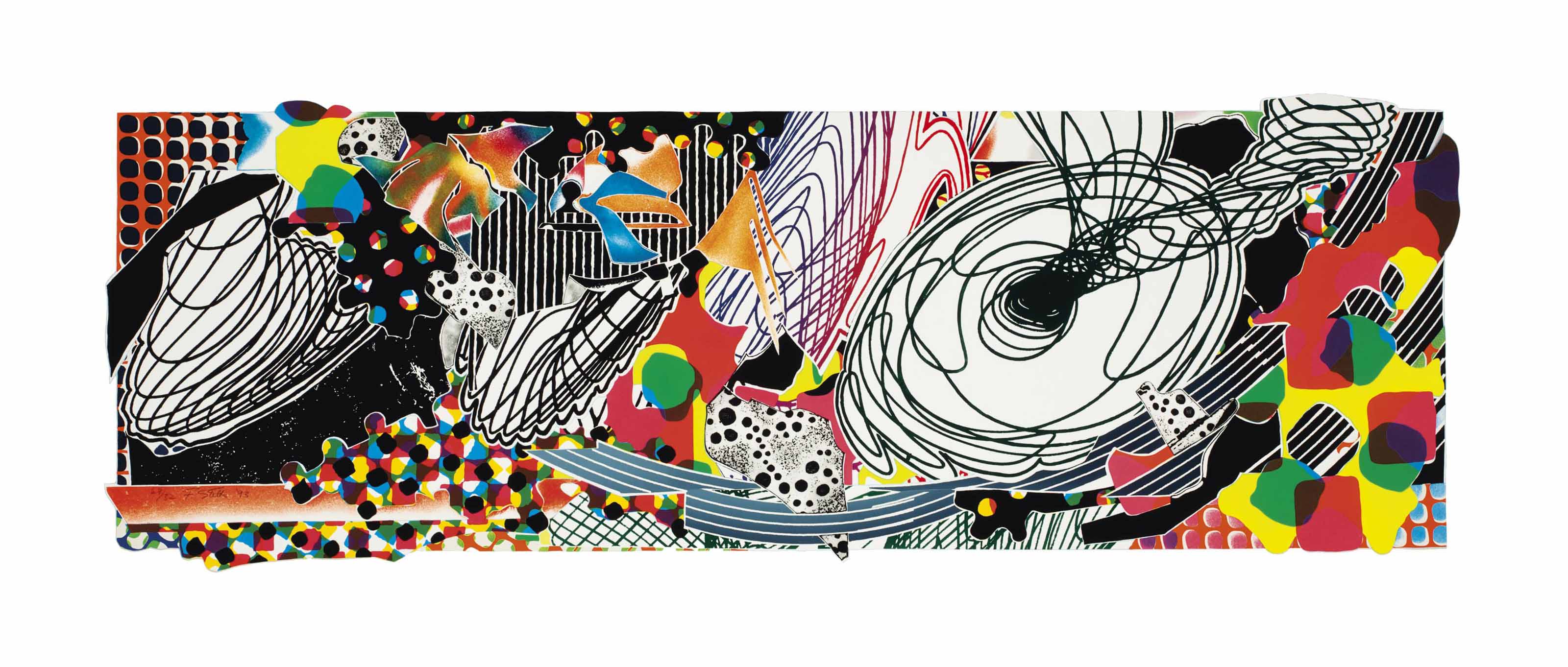 Frank Stella — Веревка для обезьян, из "Моби Дика Декла".