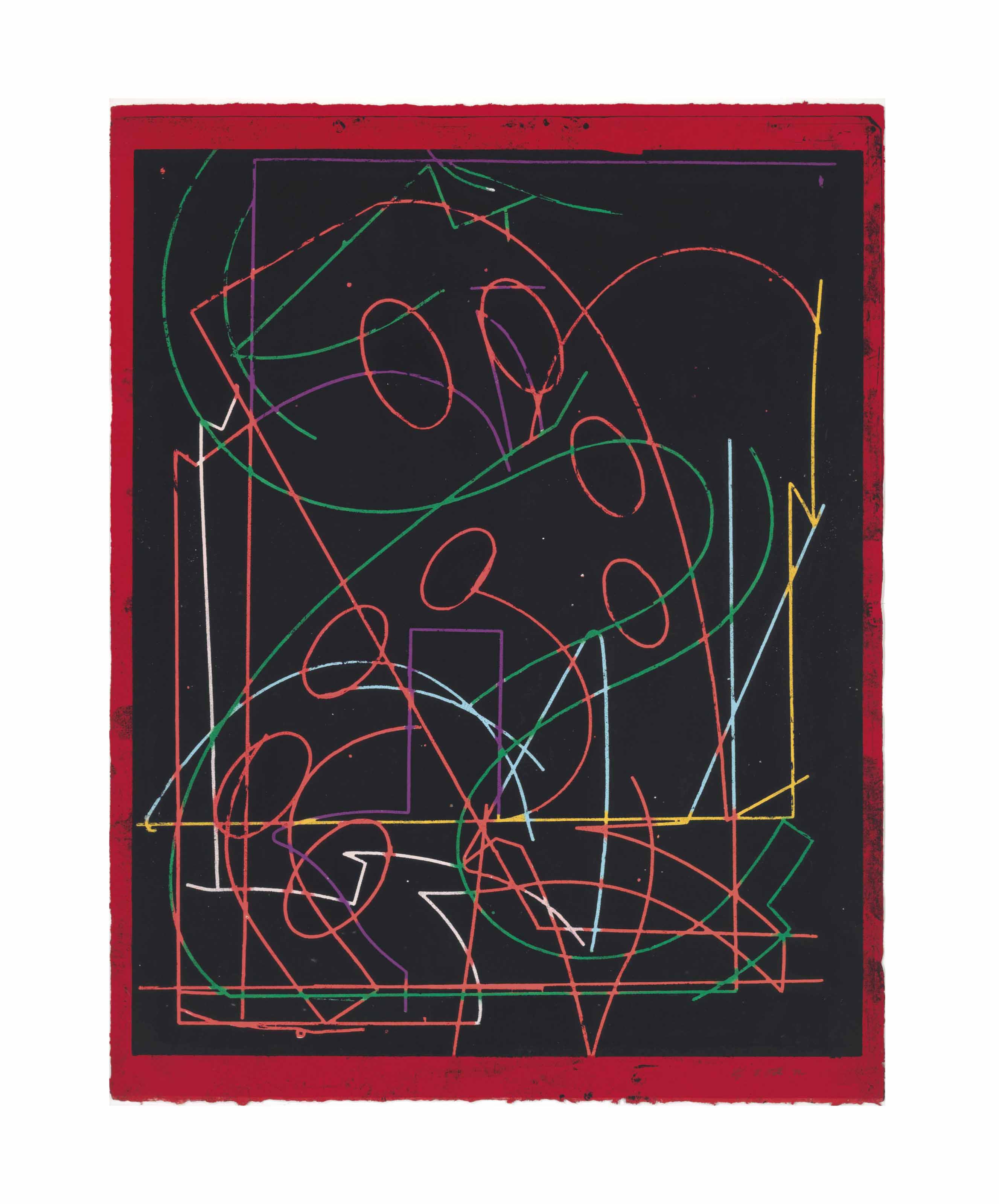Frank Stella — Талладега-Пять-я, из Circuits