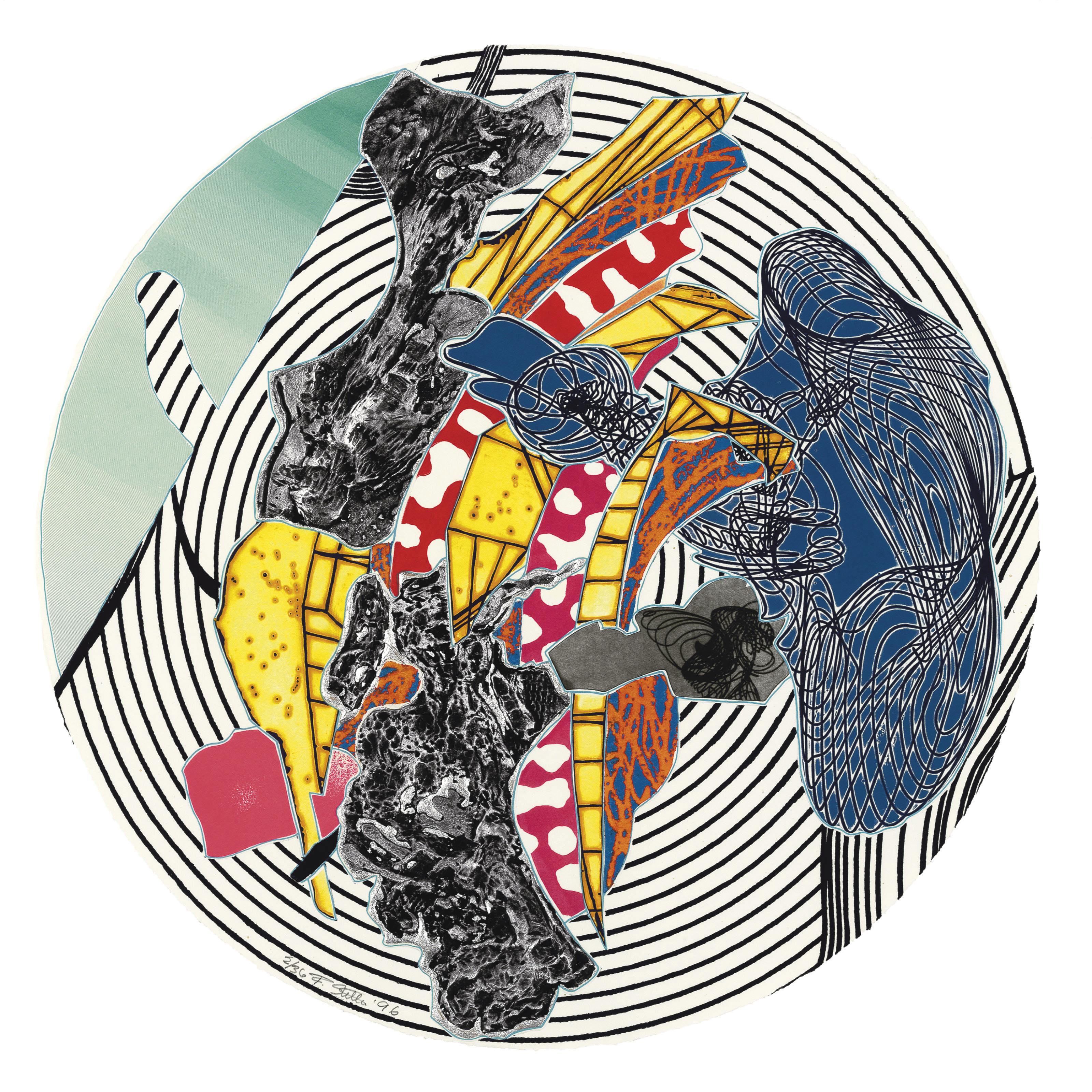 Frank Stella — Кальногор и Египет, из воображаемых мест II, изображение 2