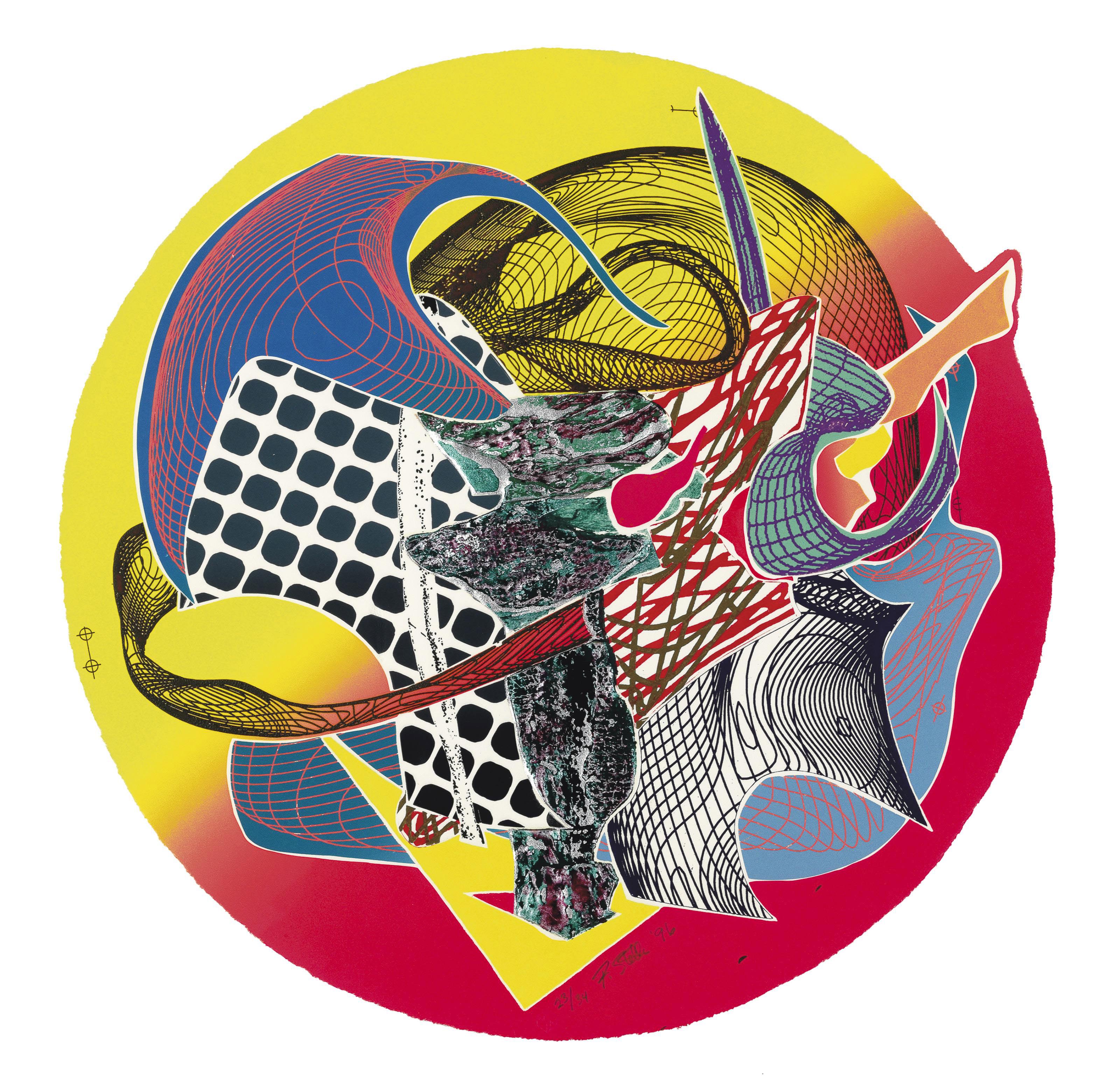 Frank Stella — Кальногор и Египет, из воображаемых мест II, изображение 3