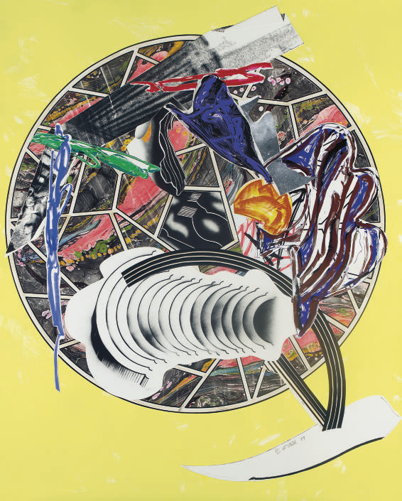 Frank Stella — Покрывало из "Волн" (Уоддингтон, 5)