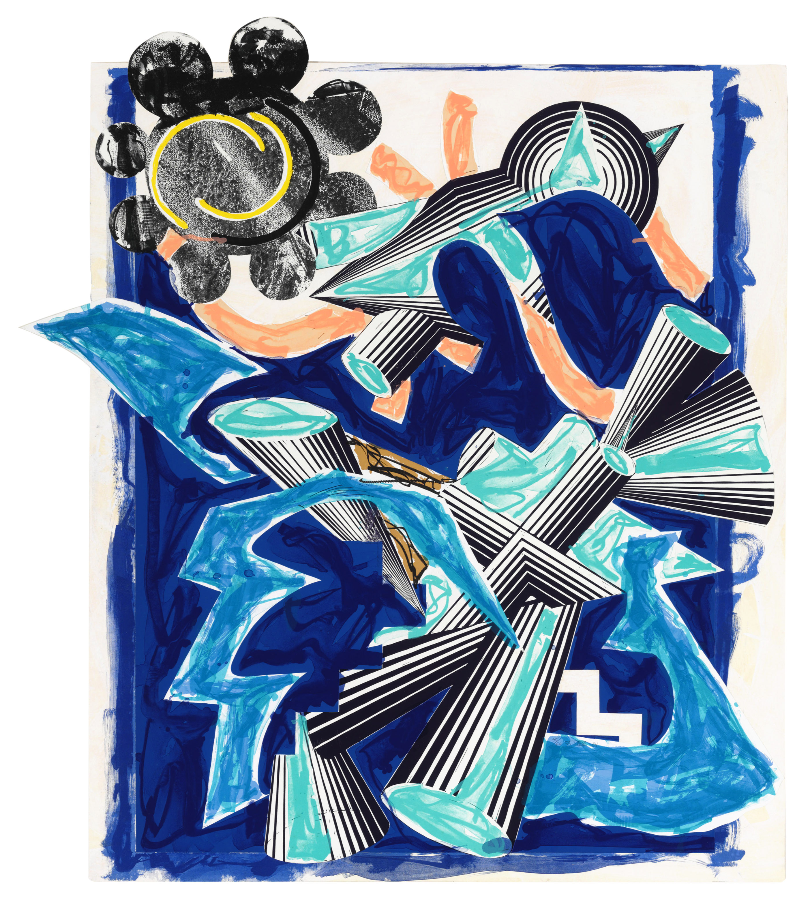Frank Stella — Была Гадья: Задняя обложка, Иллюстрации по мотивам книги Эль Лисицкого "Была Гадья".