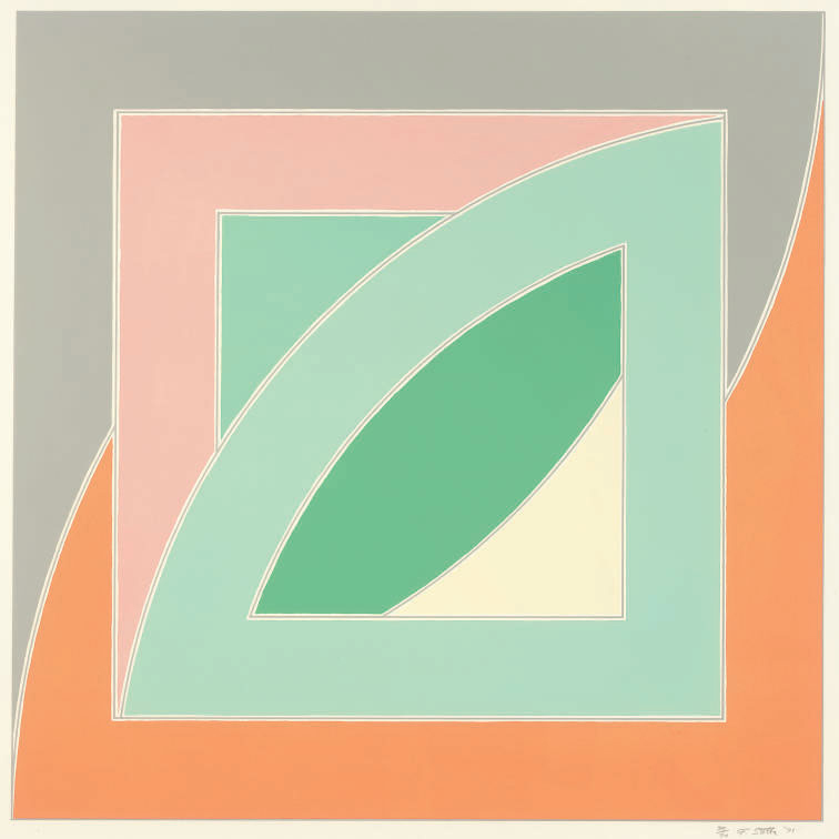 Frank Stella — Река прудов, IV, из серии "Ньюфаундленд" (А. 53)
