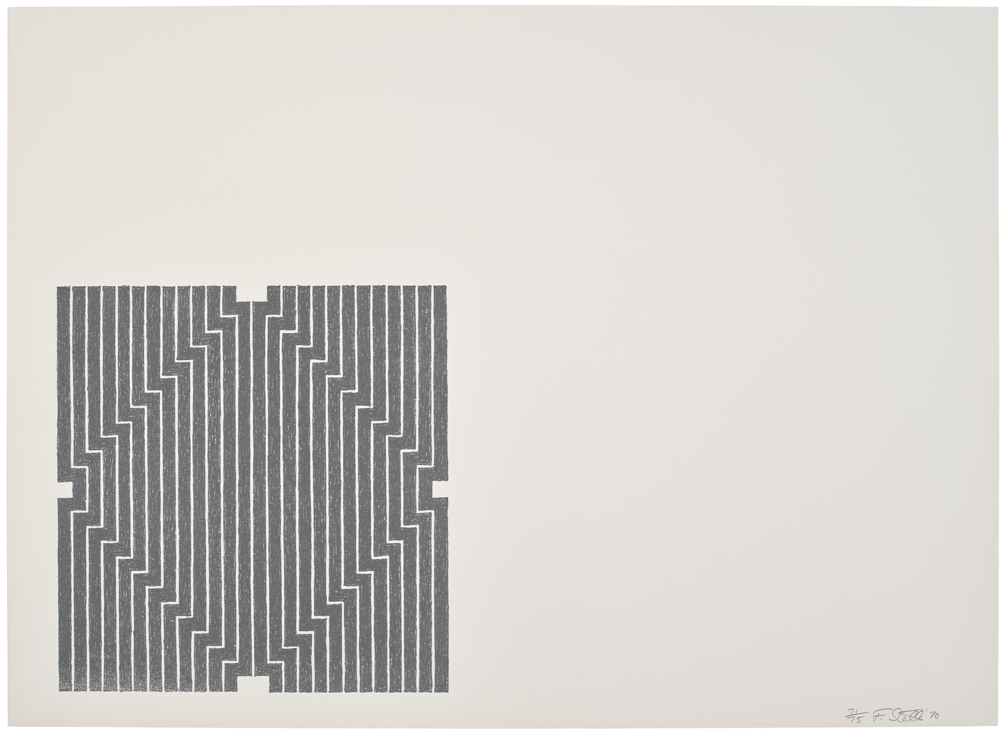 Frank Stella — Алюминиевая серия : две печати