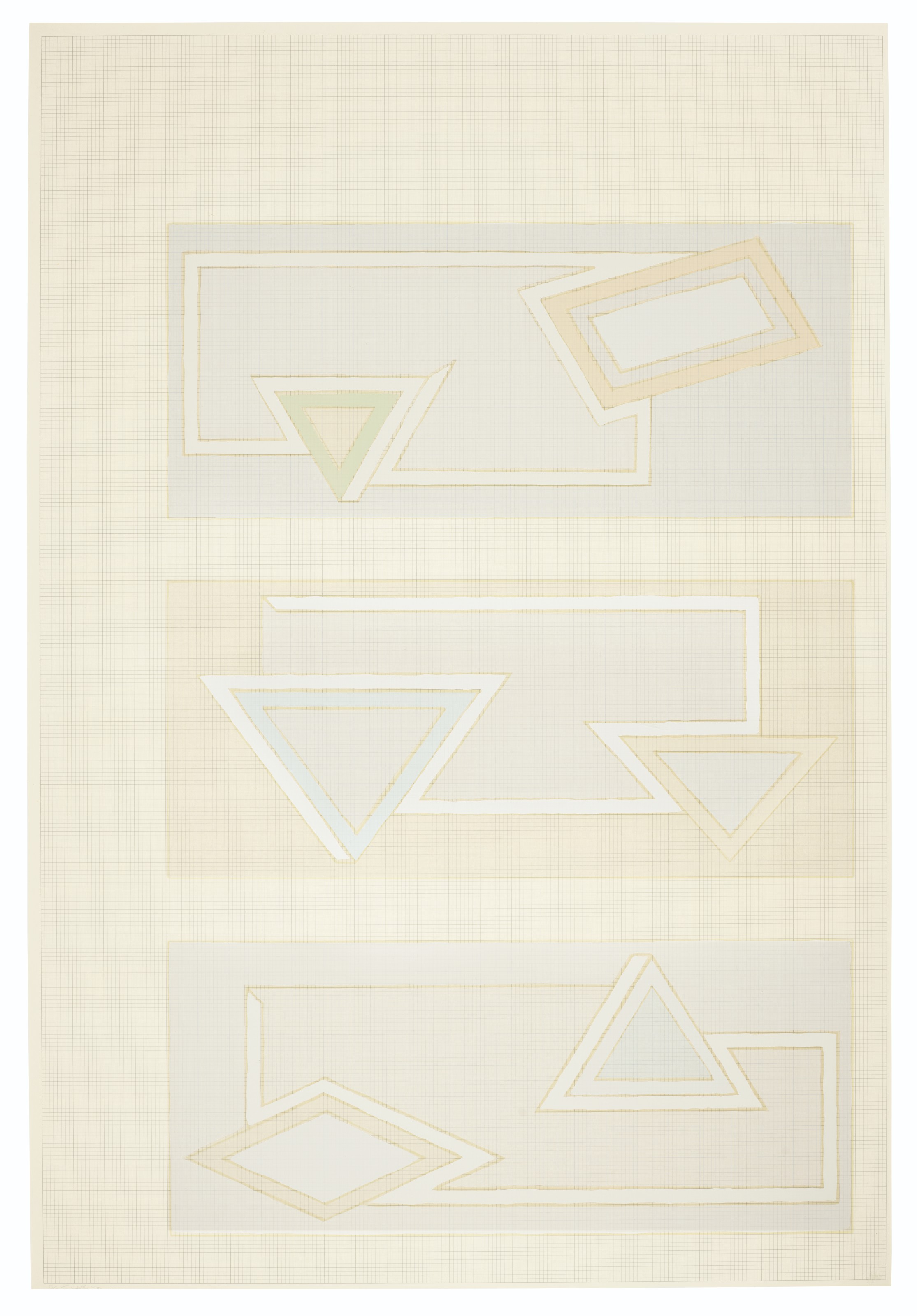 Frank Stella — Стопка пастельных тонов