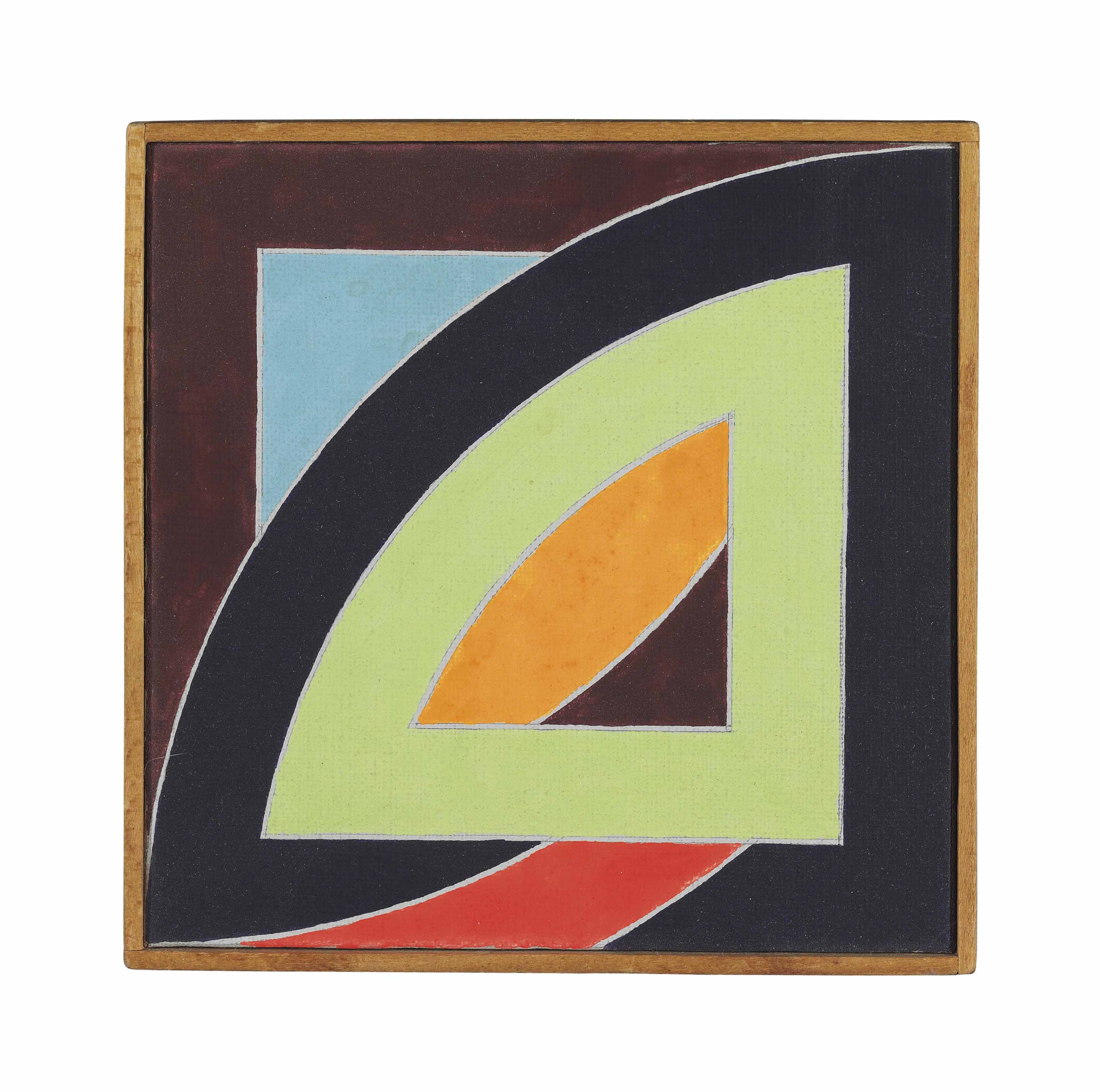 Frank Stella — Фрэнк Стелла "Река прудов", 1969