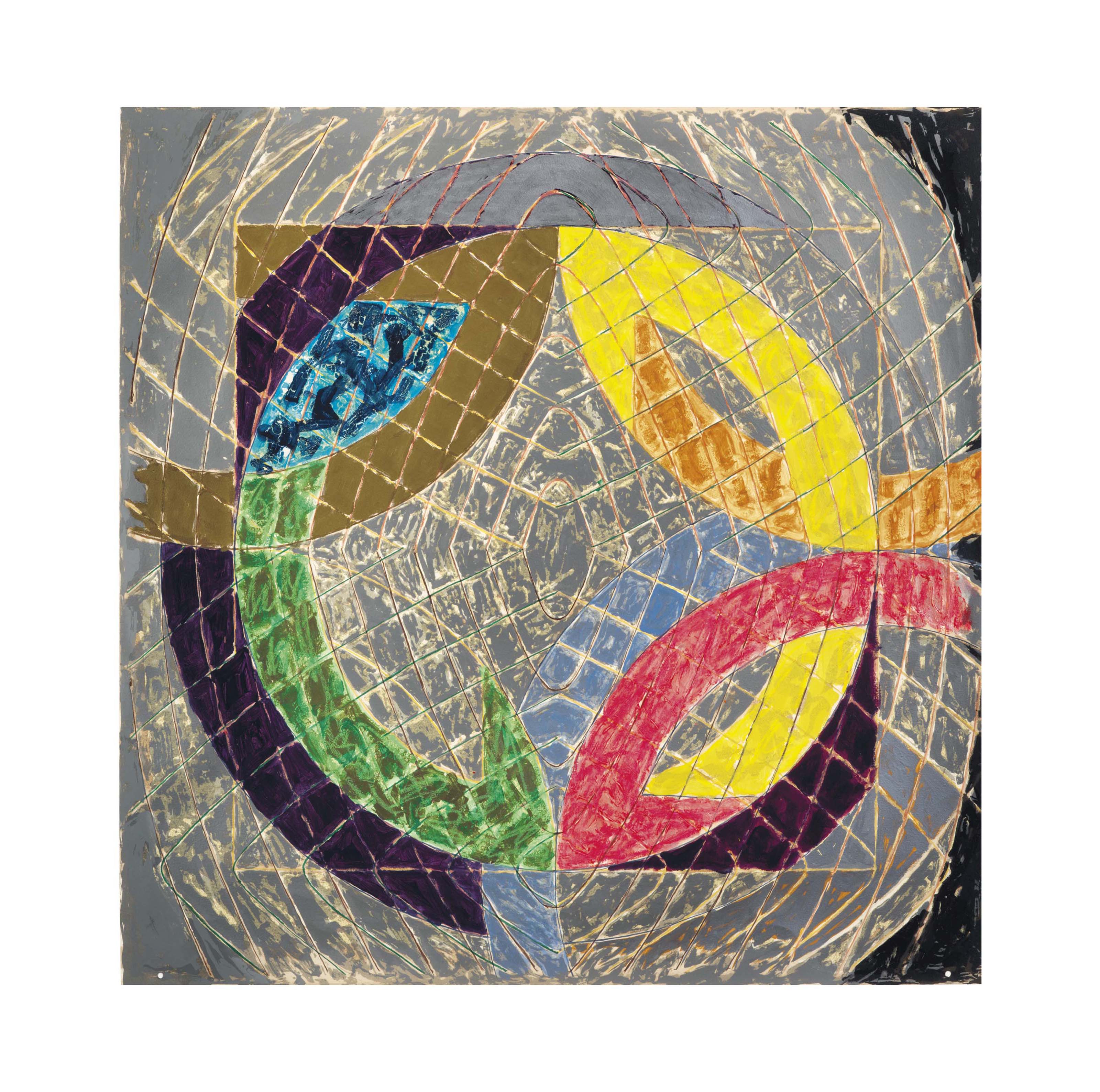 Frank Stella — Полярные координаты VIII, из полярных координат Ронни Питерсона