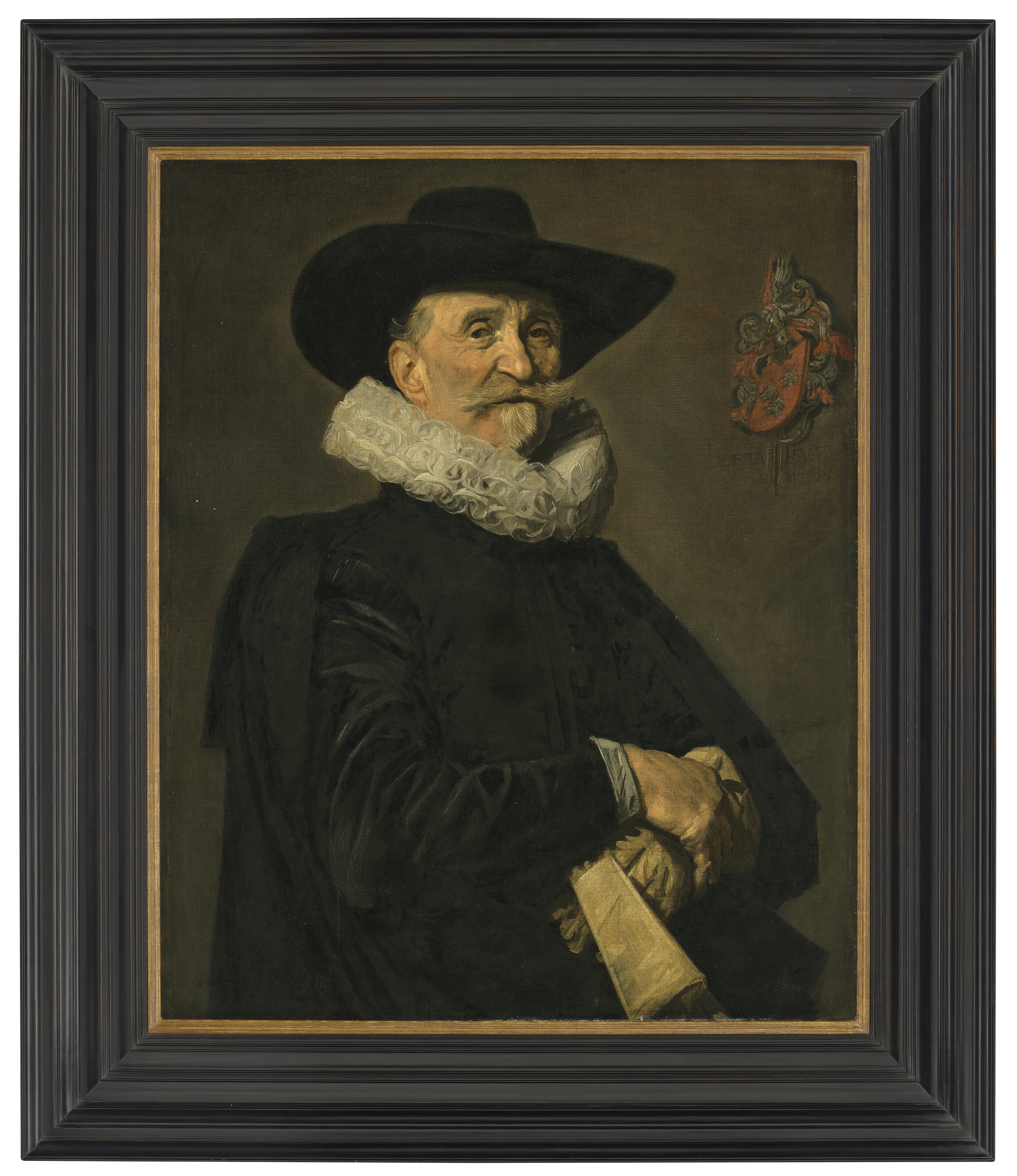 Frans Hals — Портрет джентльмена из семьи де Вольф, возможно, Йоста де Вольфа (1576-1577-? после 1652), поясной, изображение 2