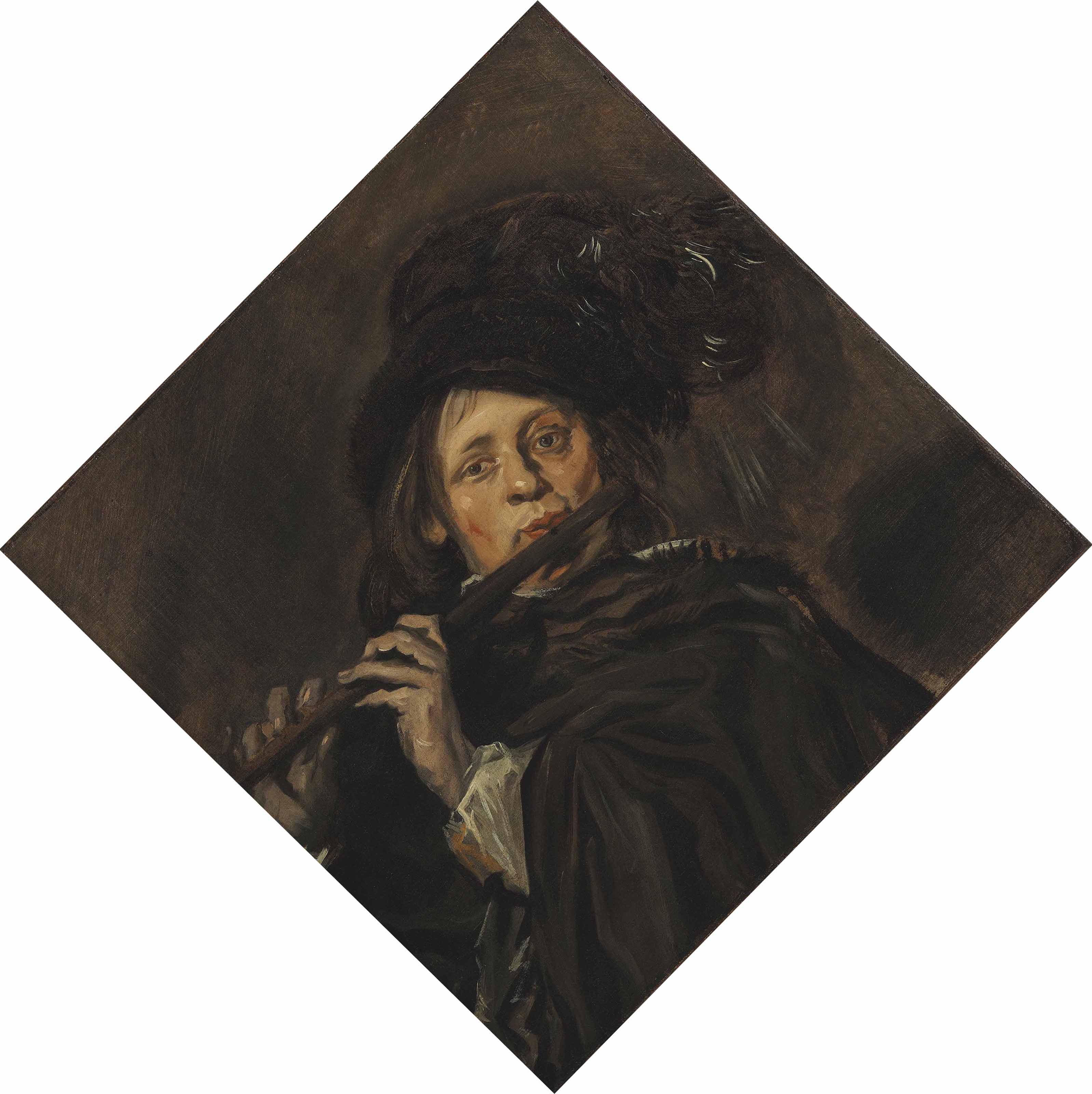 Frans Hals — Молодой человек, играющий на флейте