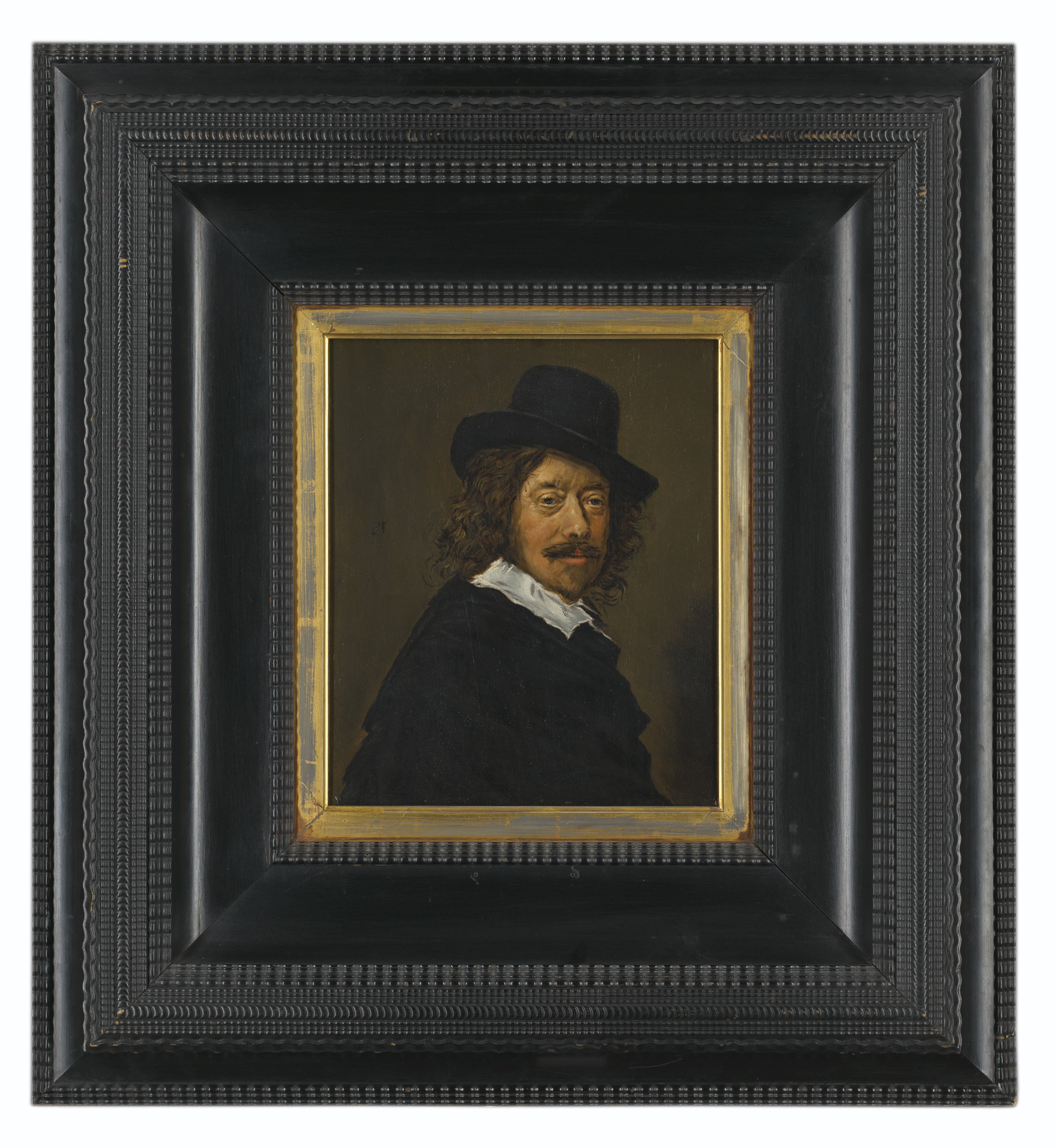 Frans Hals — Портрет Франса Хальса, во весь рост, в черной шляпе