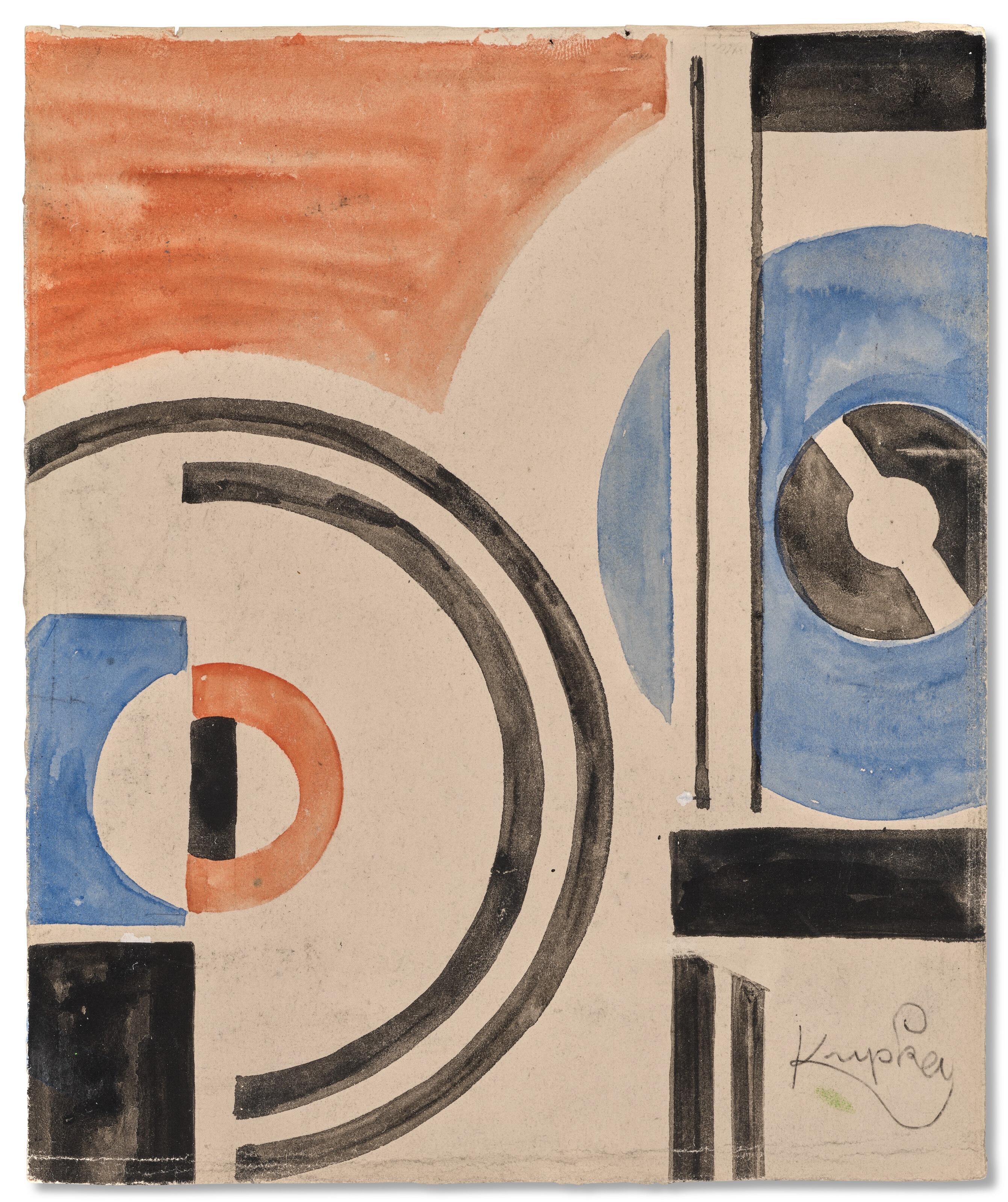 František Kupka — Этюд для "Циркуляров и прямолинейностей", изображение 2