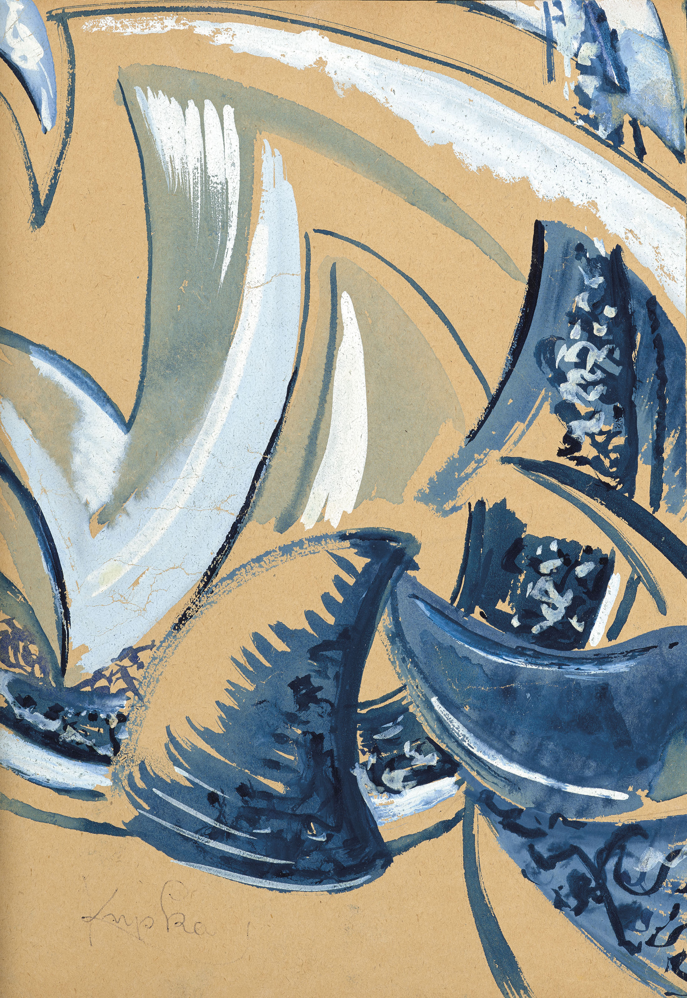 František Kupka — Краткое содержание композиции