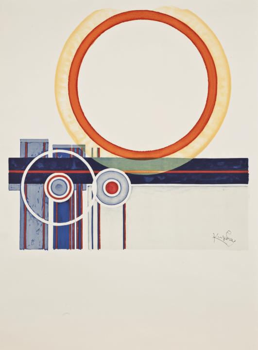 František Kupka — Оранжевый круг