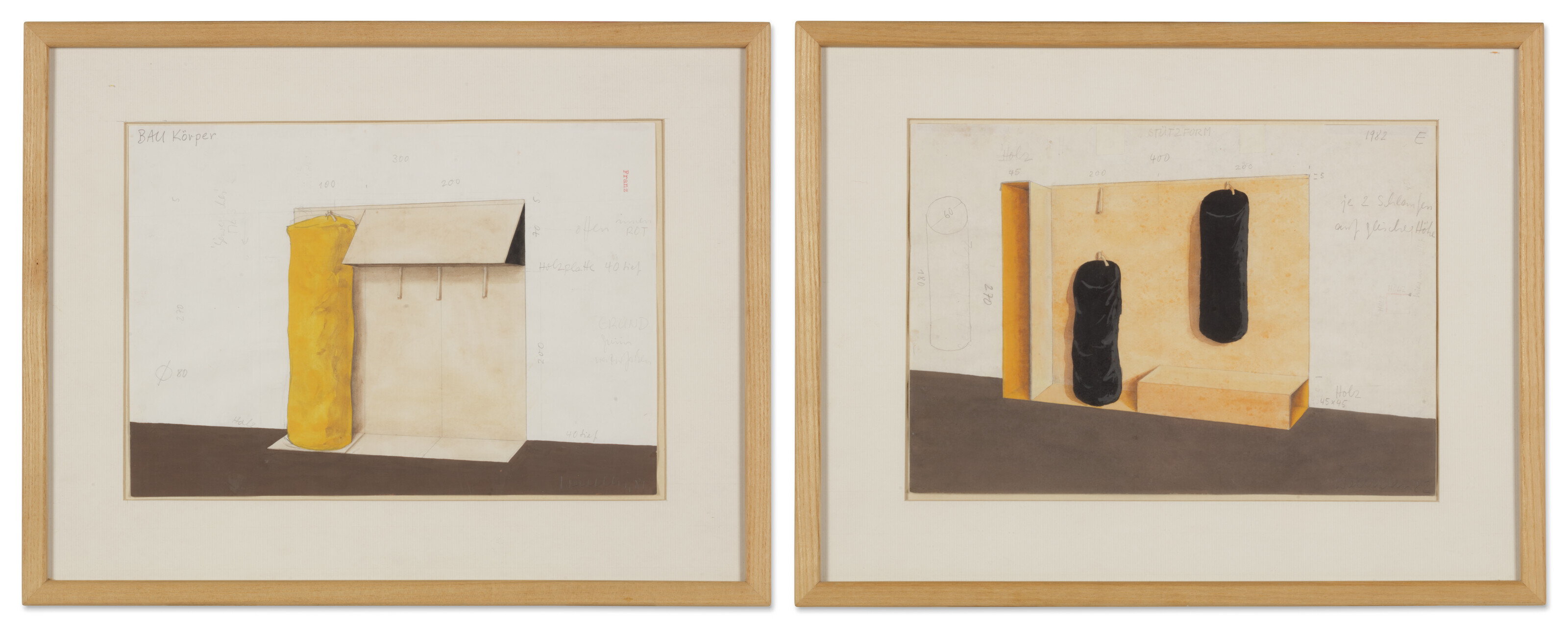 Franz Erhard Walther — (i) Компания BAU Körper (ii) Stützform