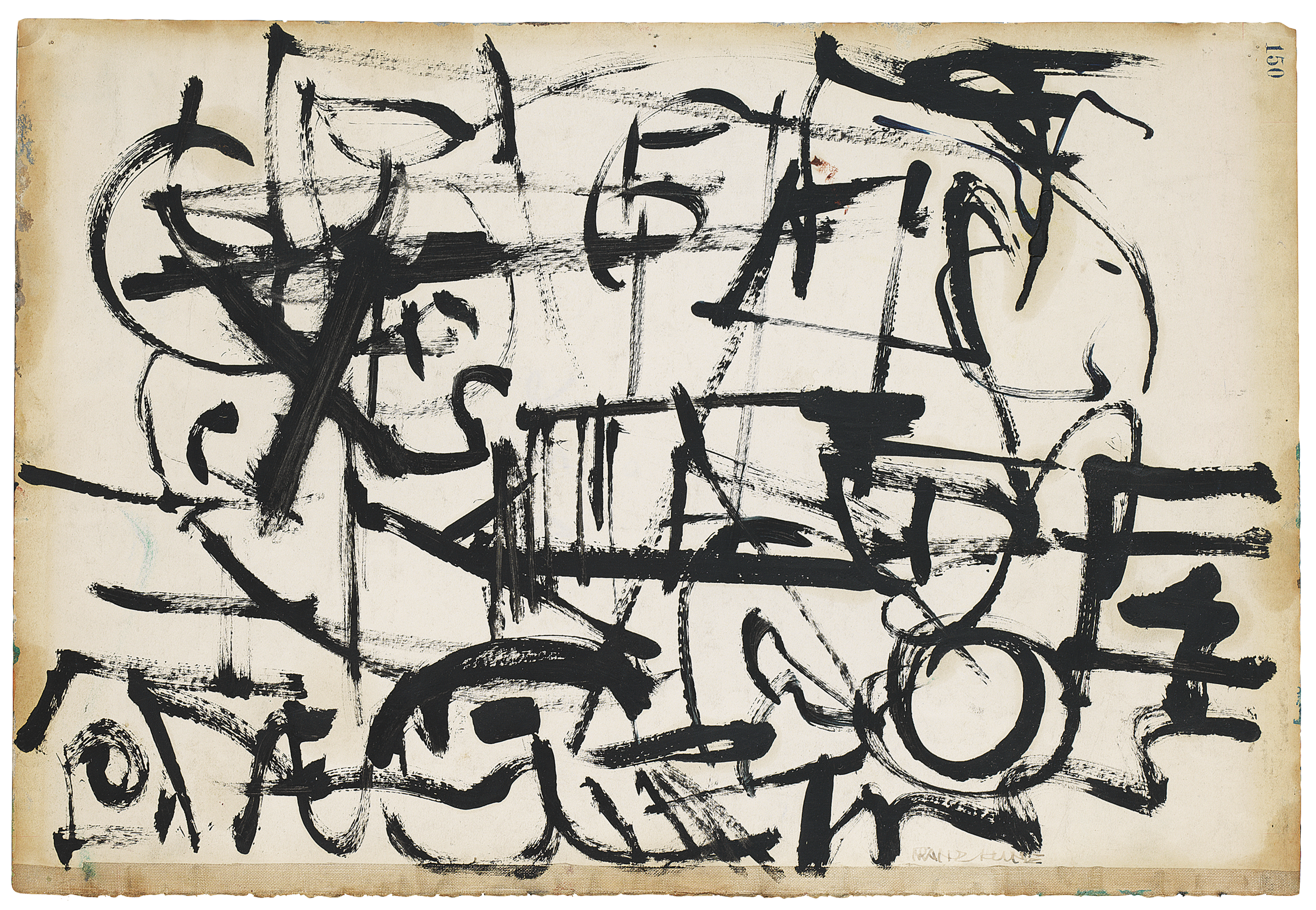 Franz Kline — Без названия