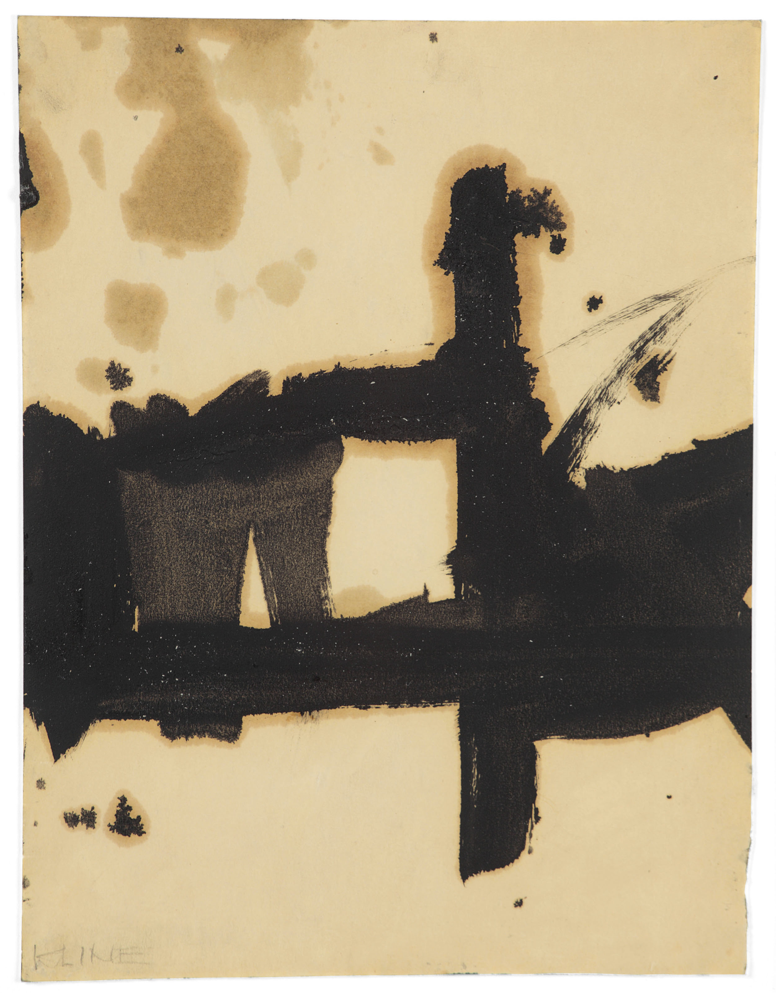 Franz Kline — Композиция