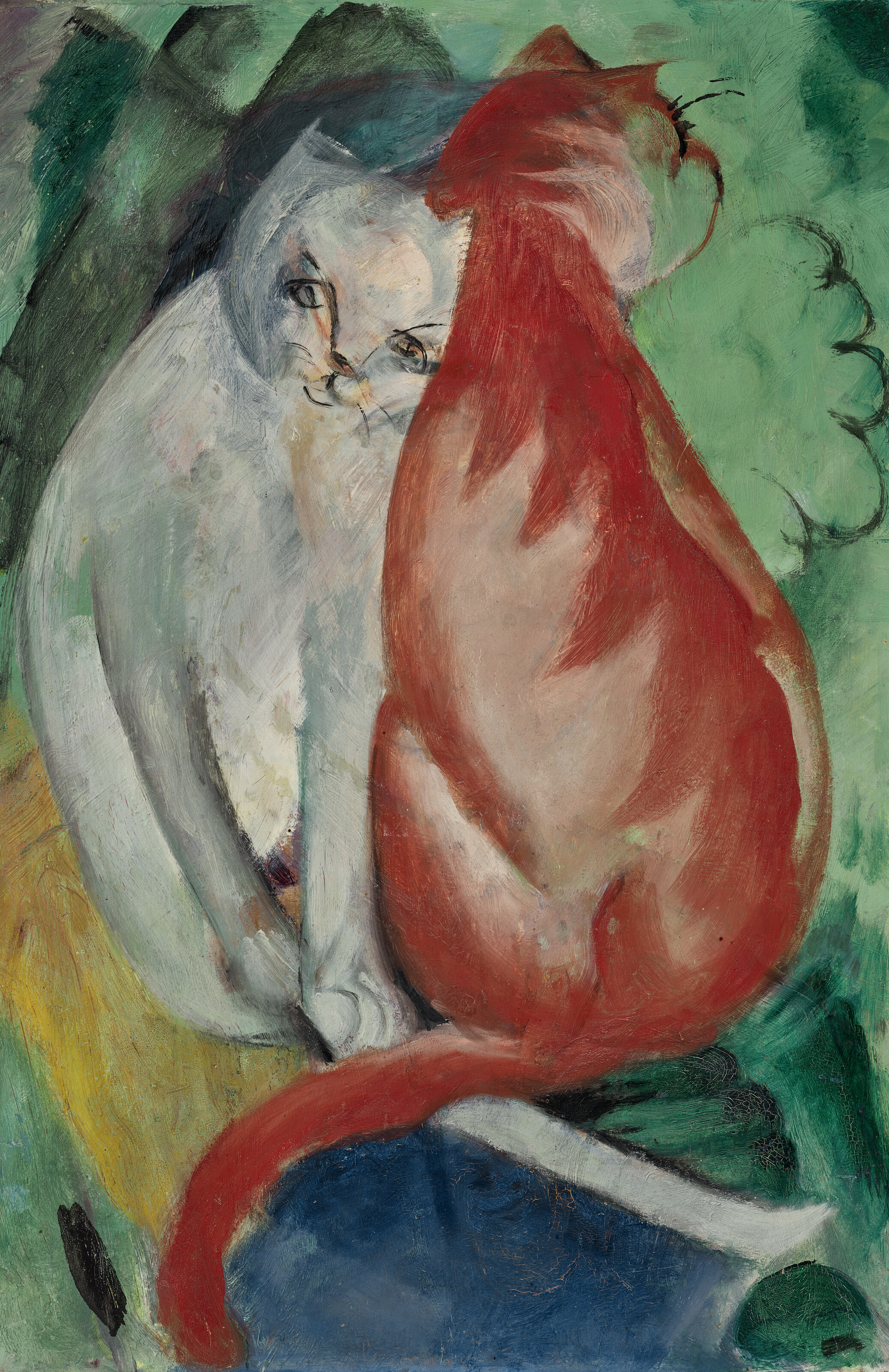 Franz Marc — Катцен, Рот и Вайсс