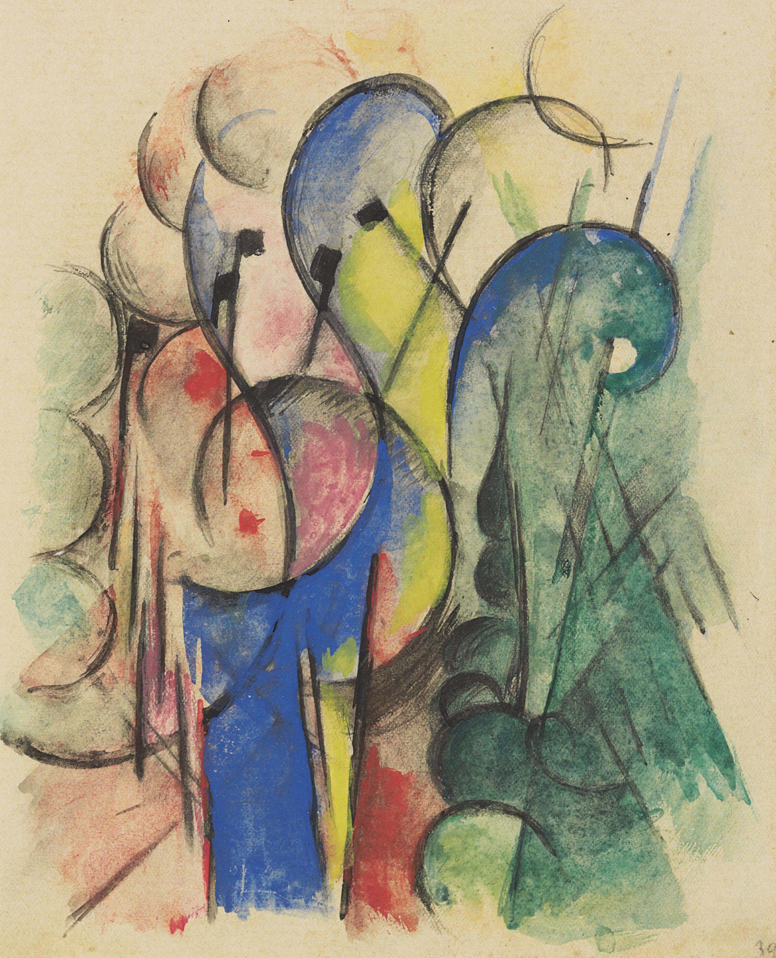 Franz Marc — Конспекты Акварели II
