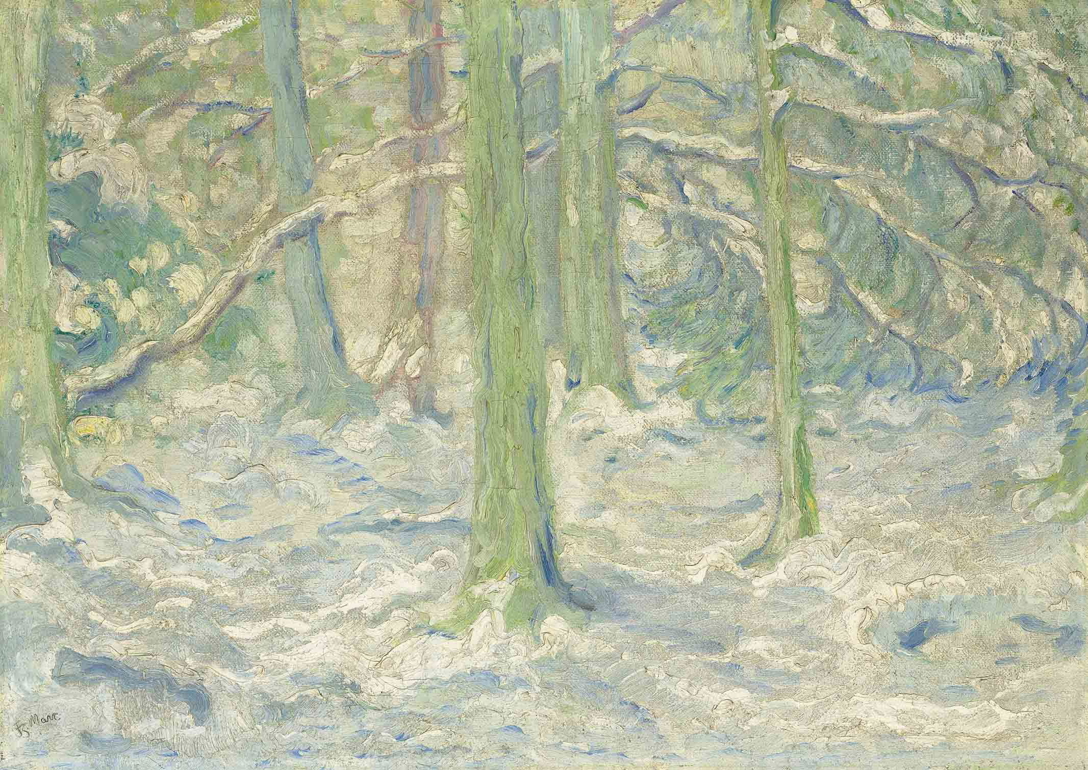 Franz Marc — Вершнайтер Вальд