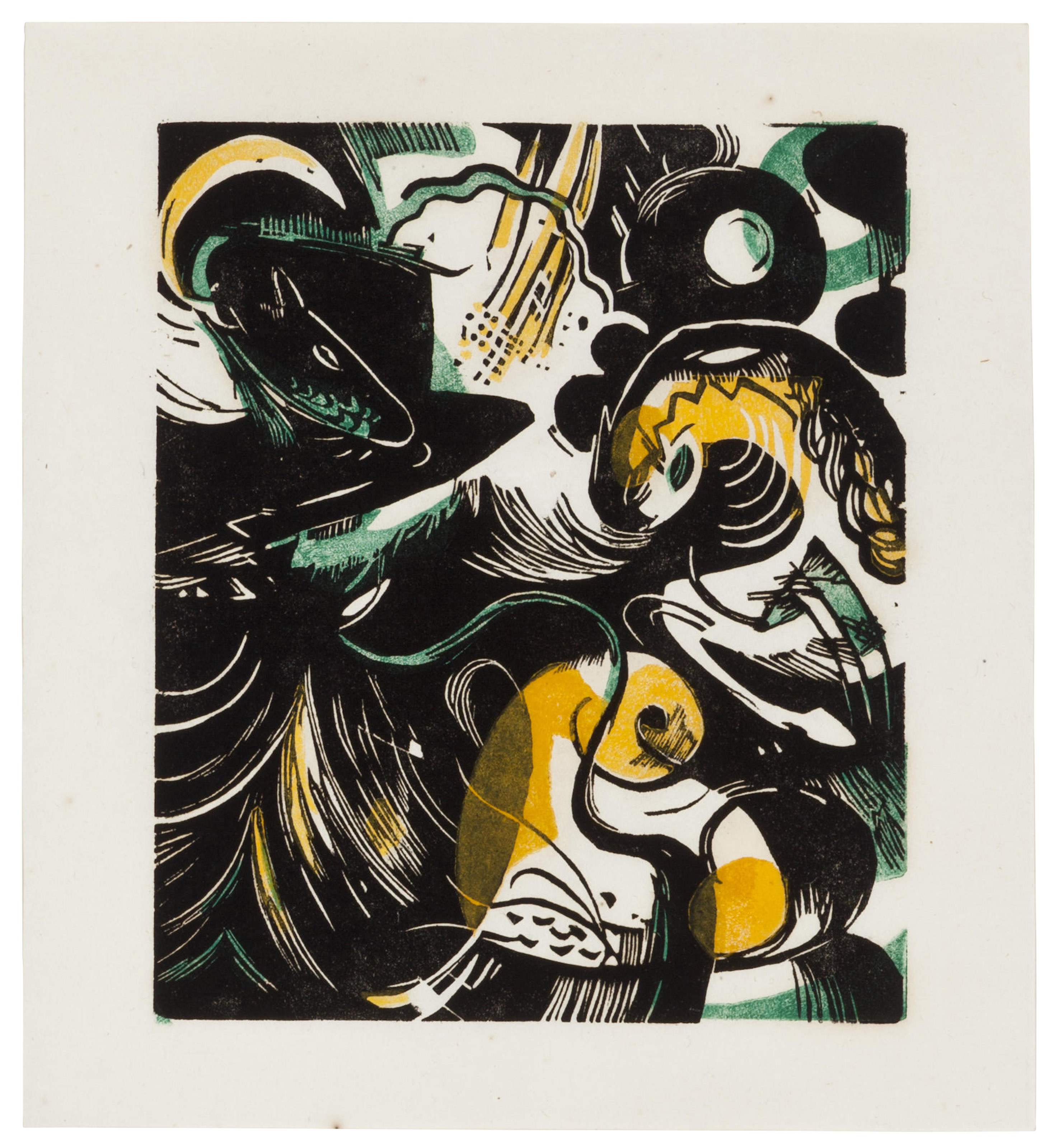 Franz Marc — Бытие II (Schöpfungsgeschichte II)