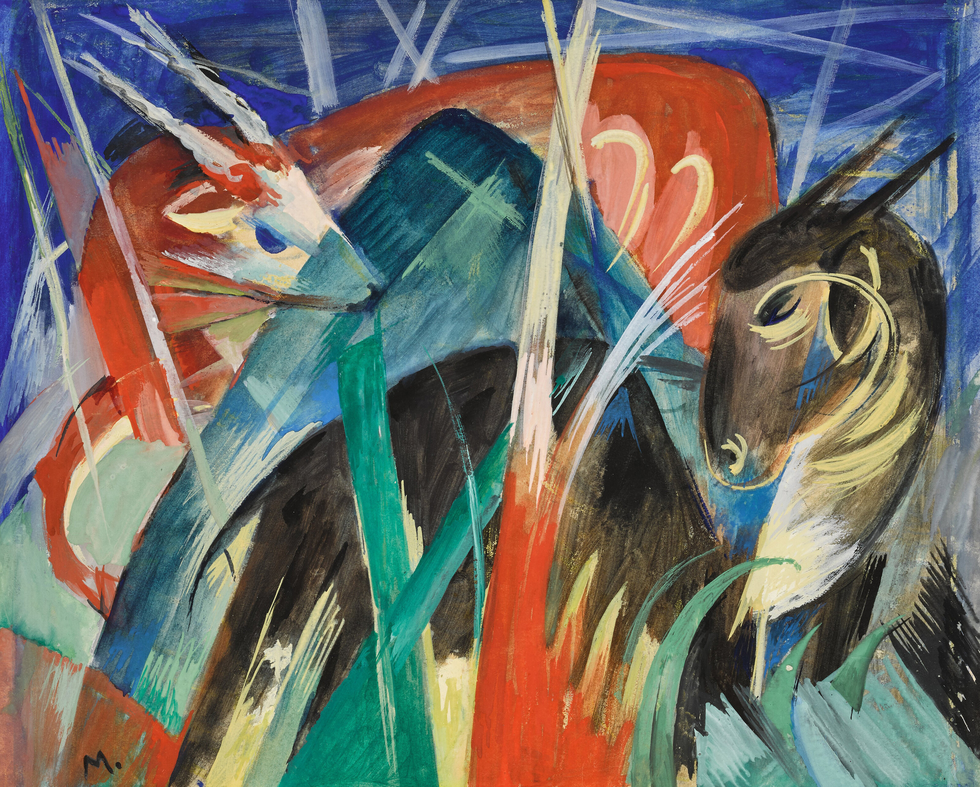 Franz Marc — Фабельтьер I (Композиция I уровня)