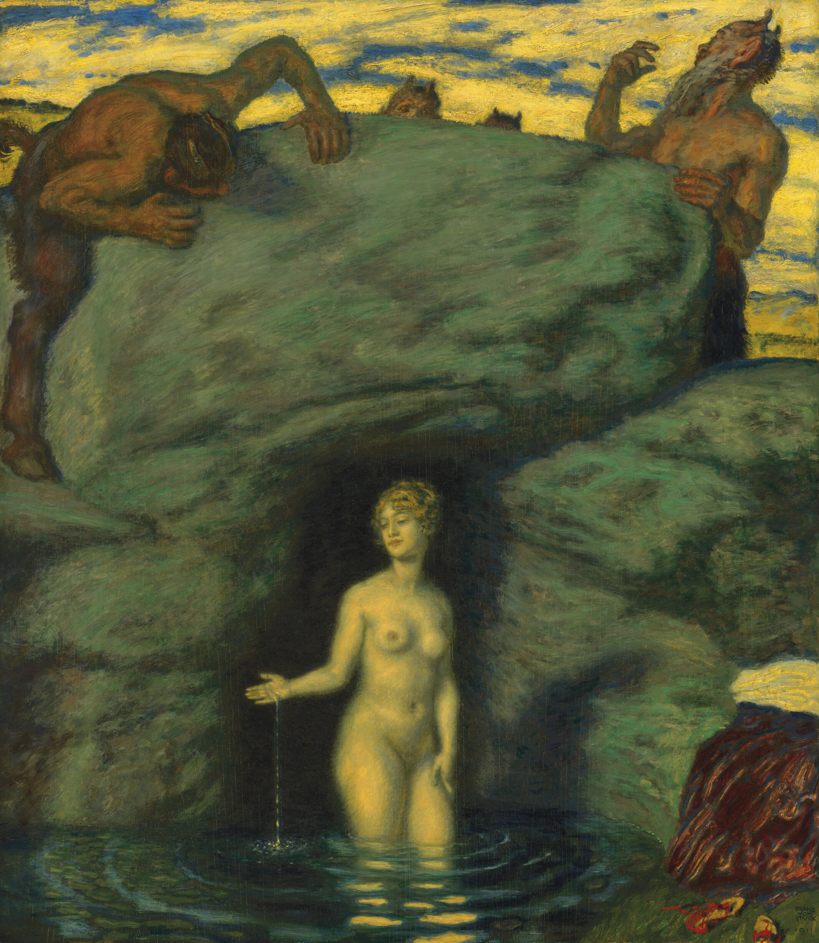 Franz von Stuck — Тихий голос фон Фаунена белаушта