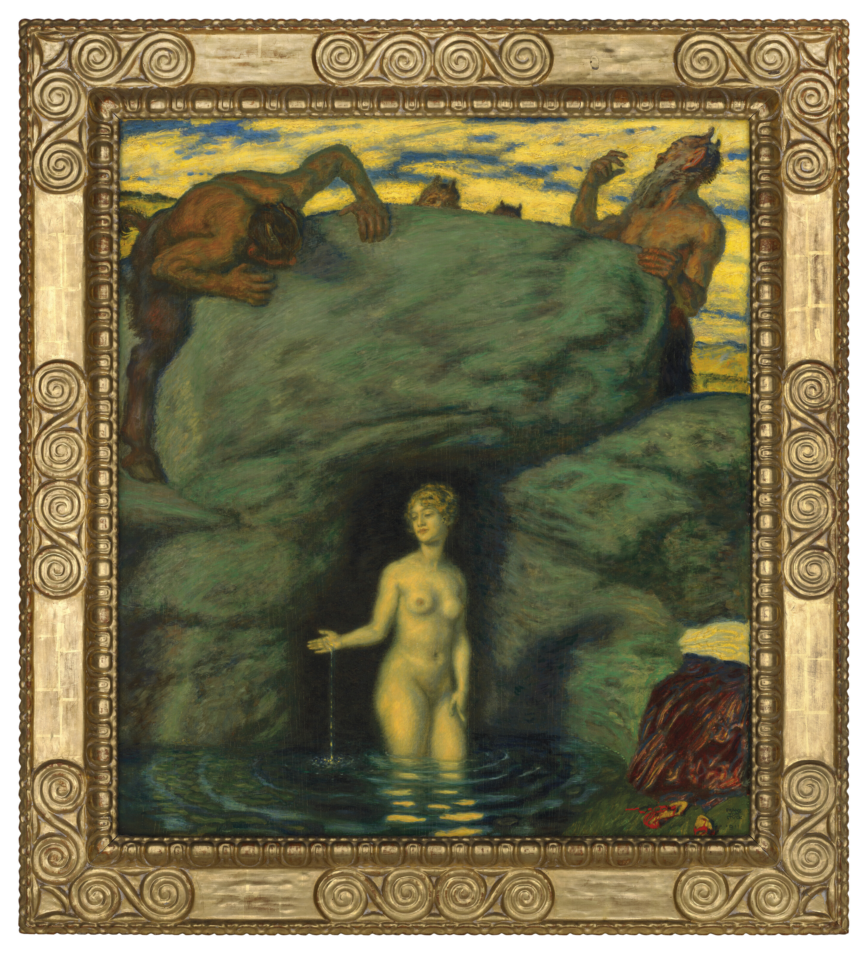 Franz von Stuck — Тихий голос фон Фаунена белаушта, изображение 2