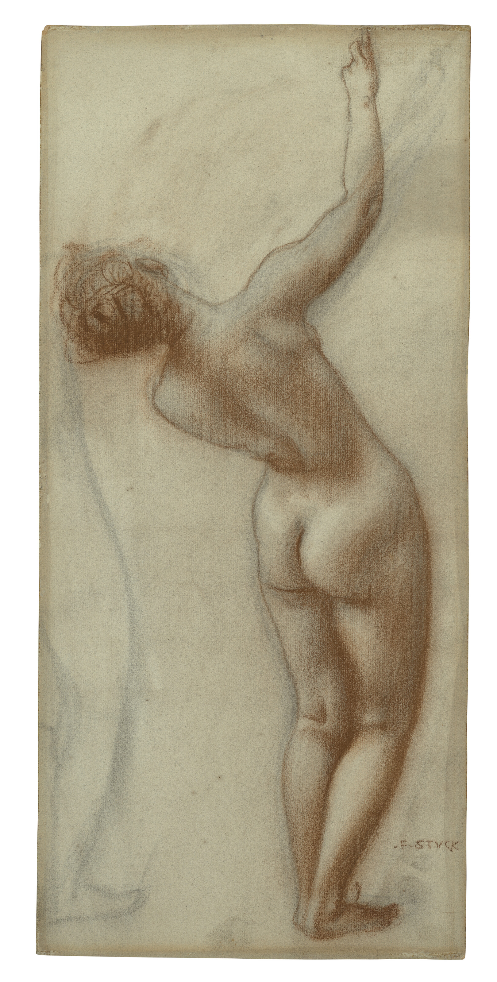 Franz von Stuck — Стоя обнаженной
