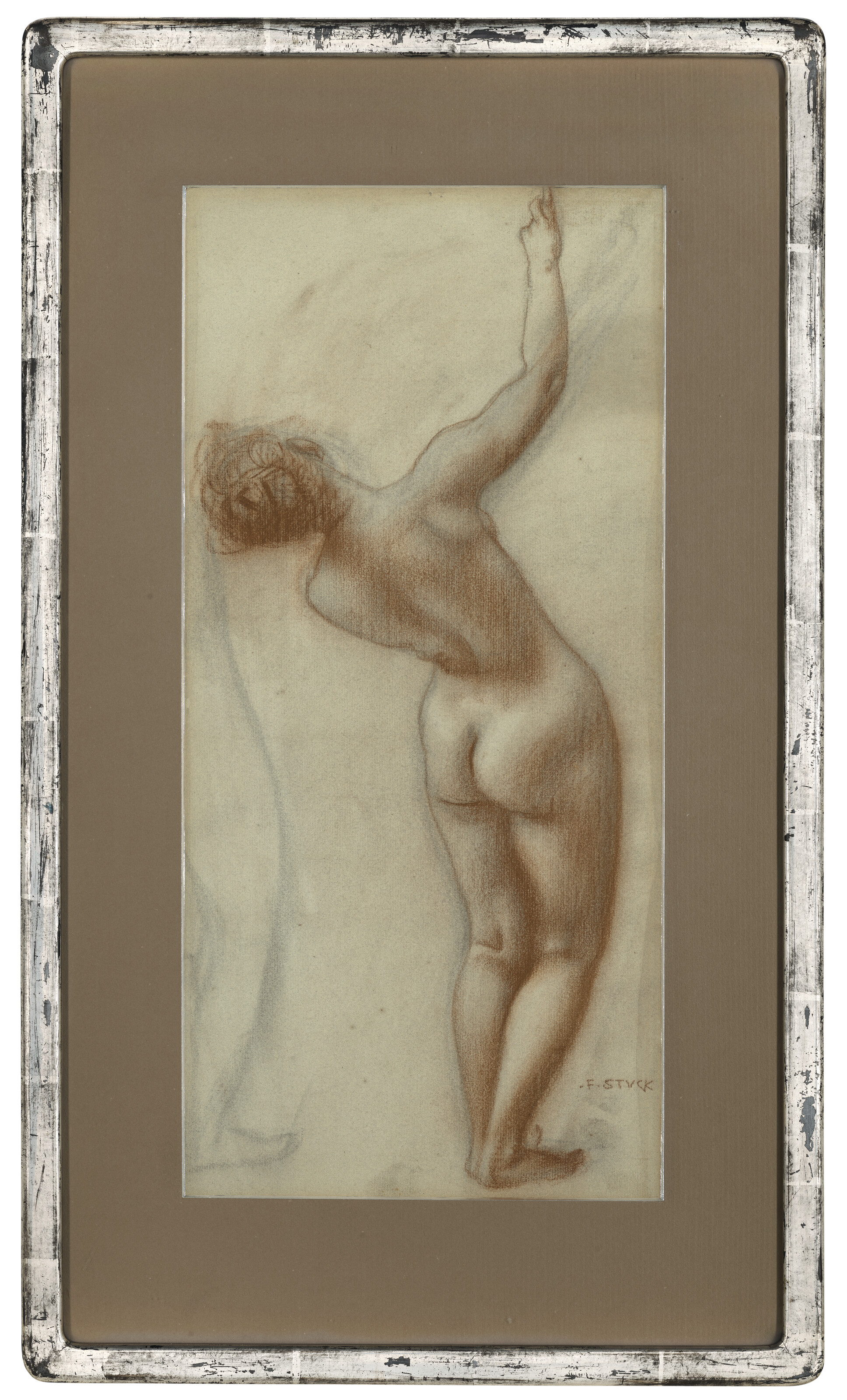 Franz von Stuck — Стоя обнаженной, изображение 2