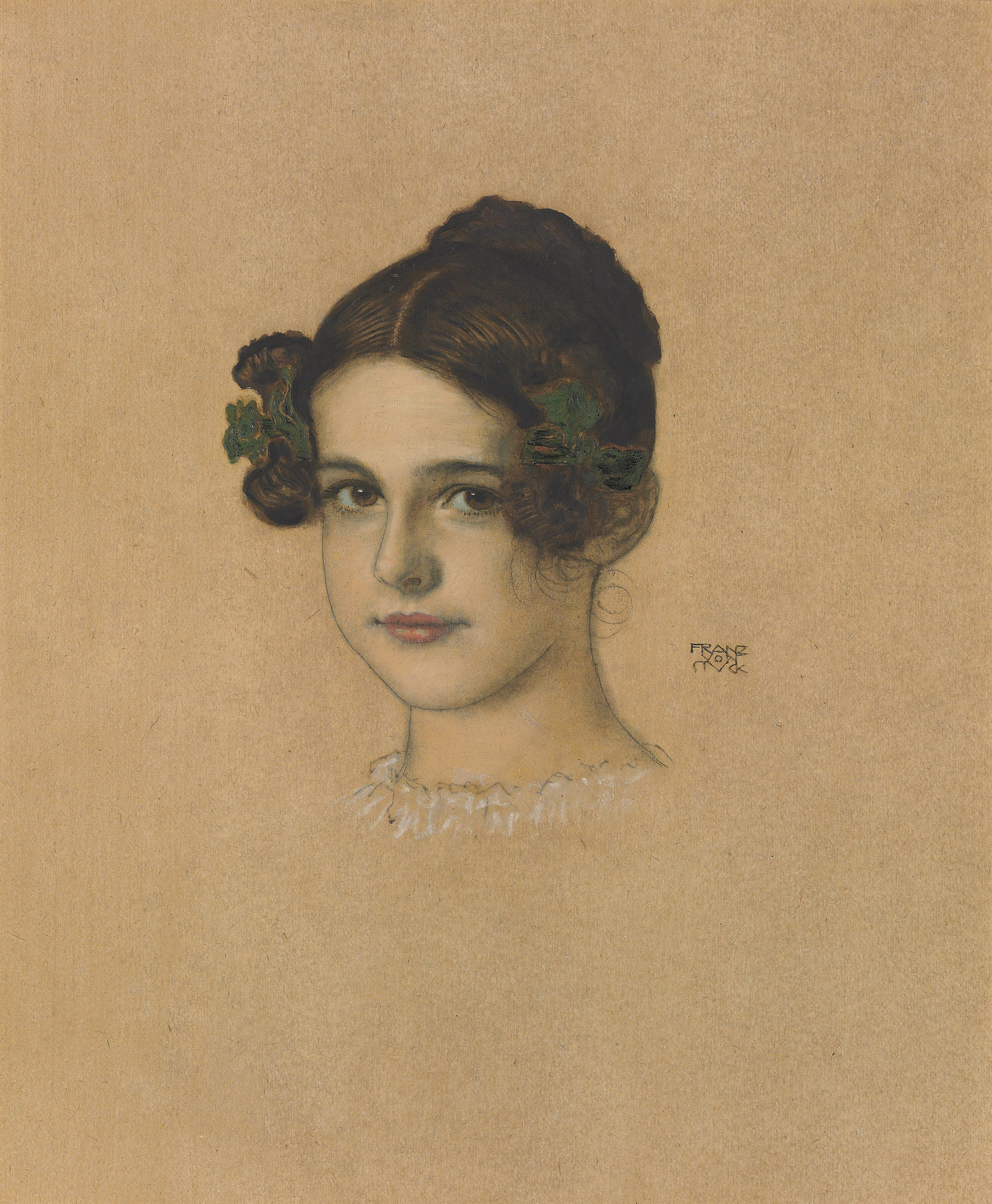 Franz von Stuck — Портрет Марии с зелеными лентами