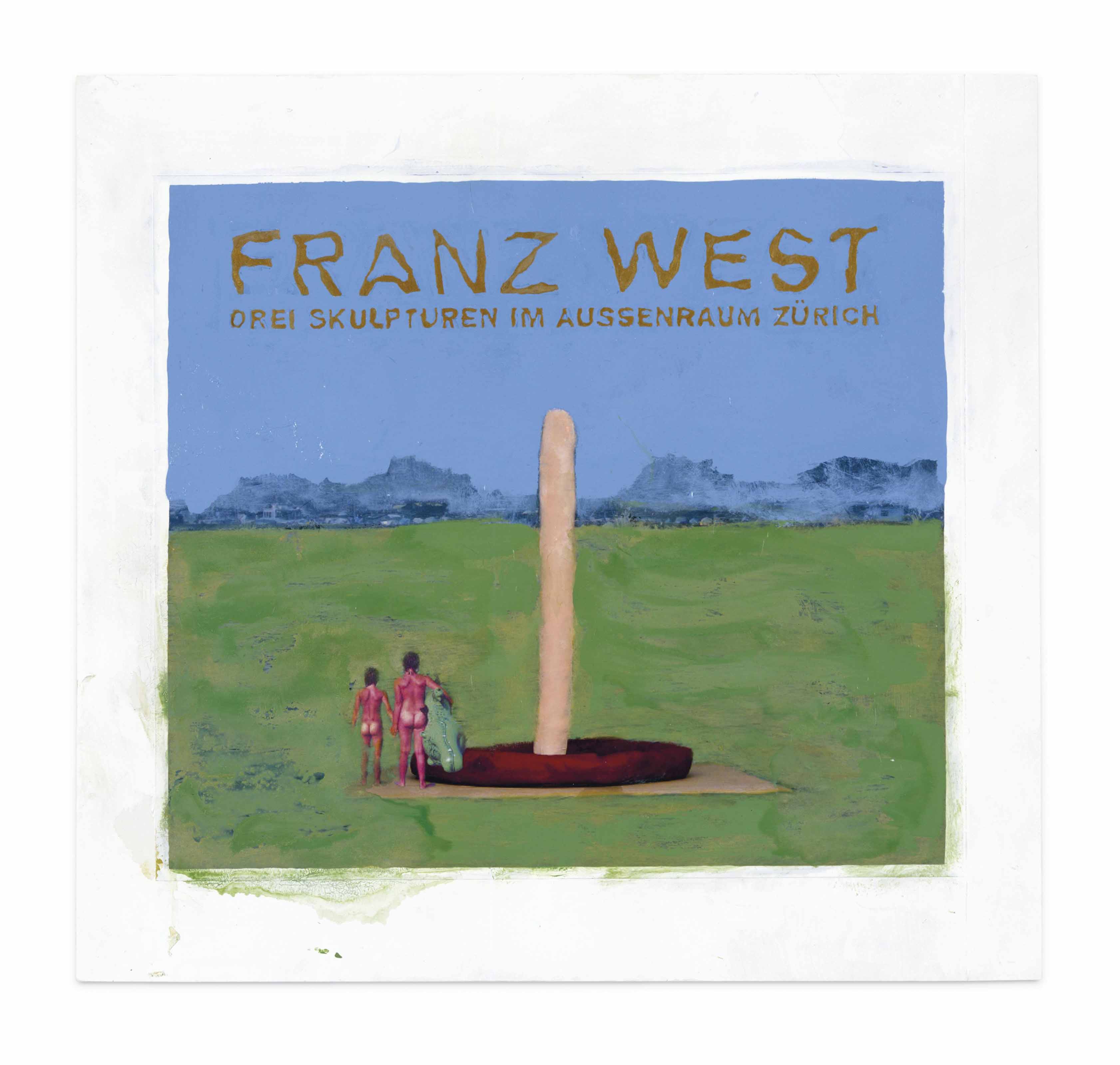 Franz West — Дизайн плаката (Музей скульптур в Цюрихе)
